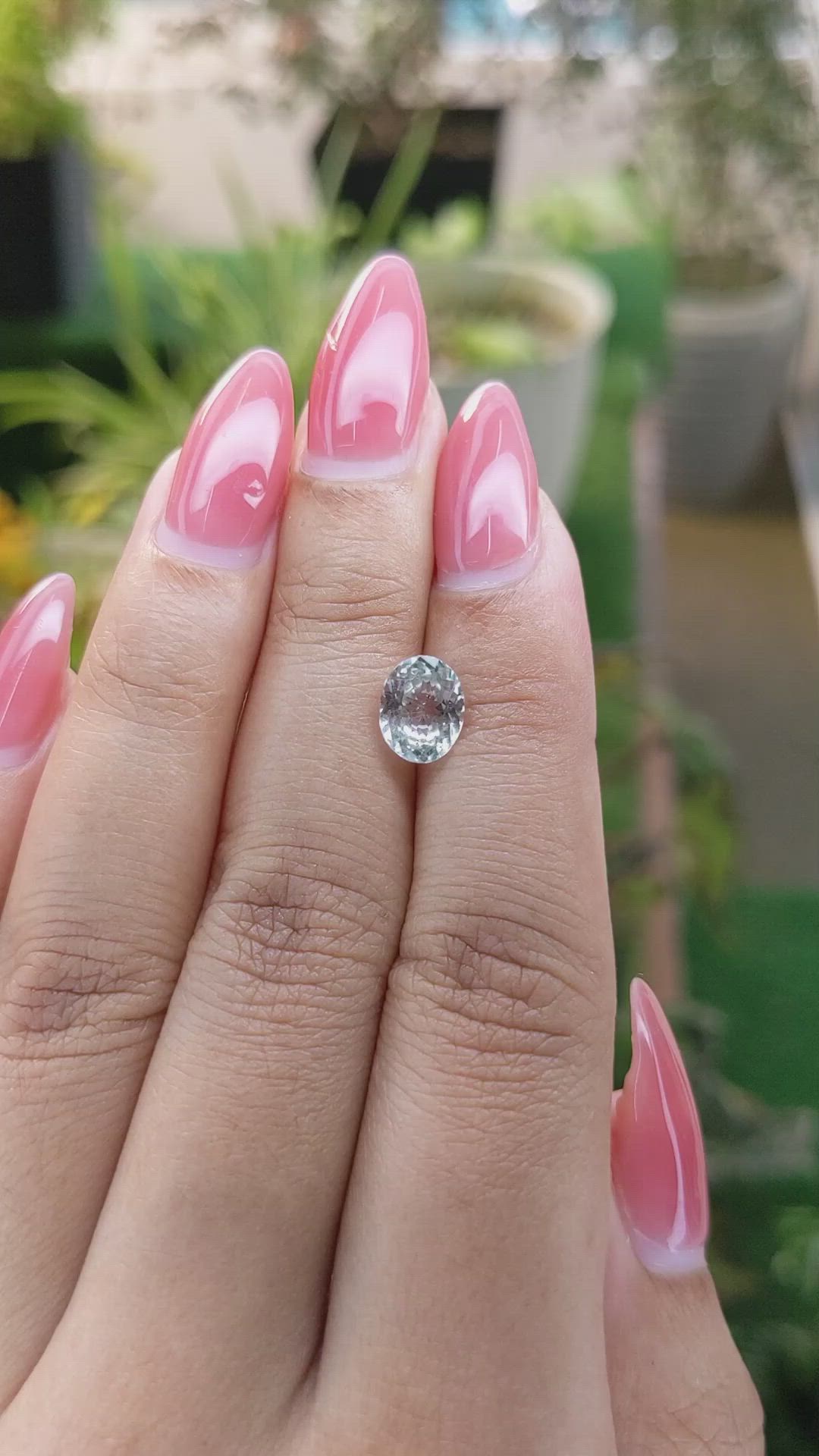 1.72 Ct. Grey Sapphire from Madagascar Size Video