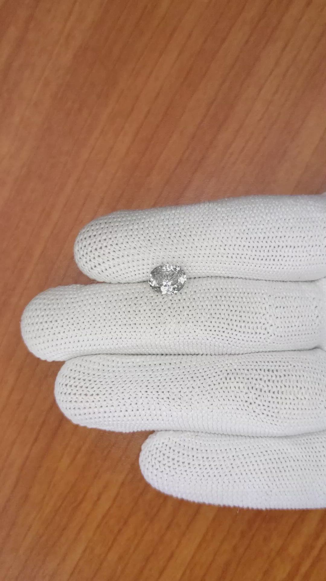 1.72 Ct. Grey Sapphire from Madagascar Size Video