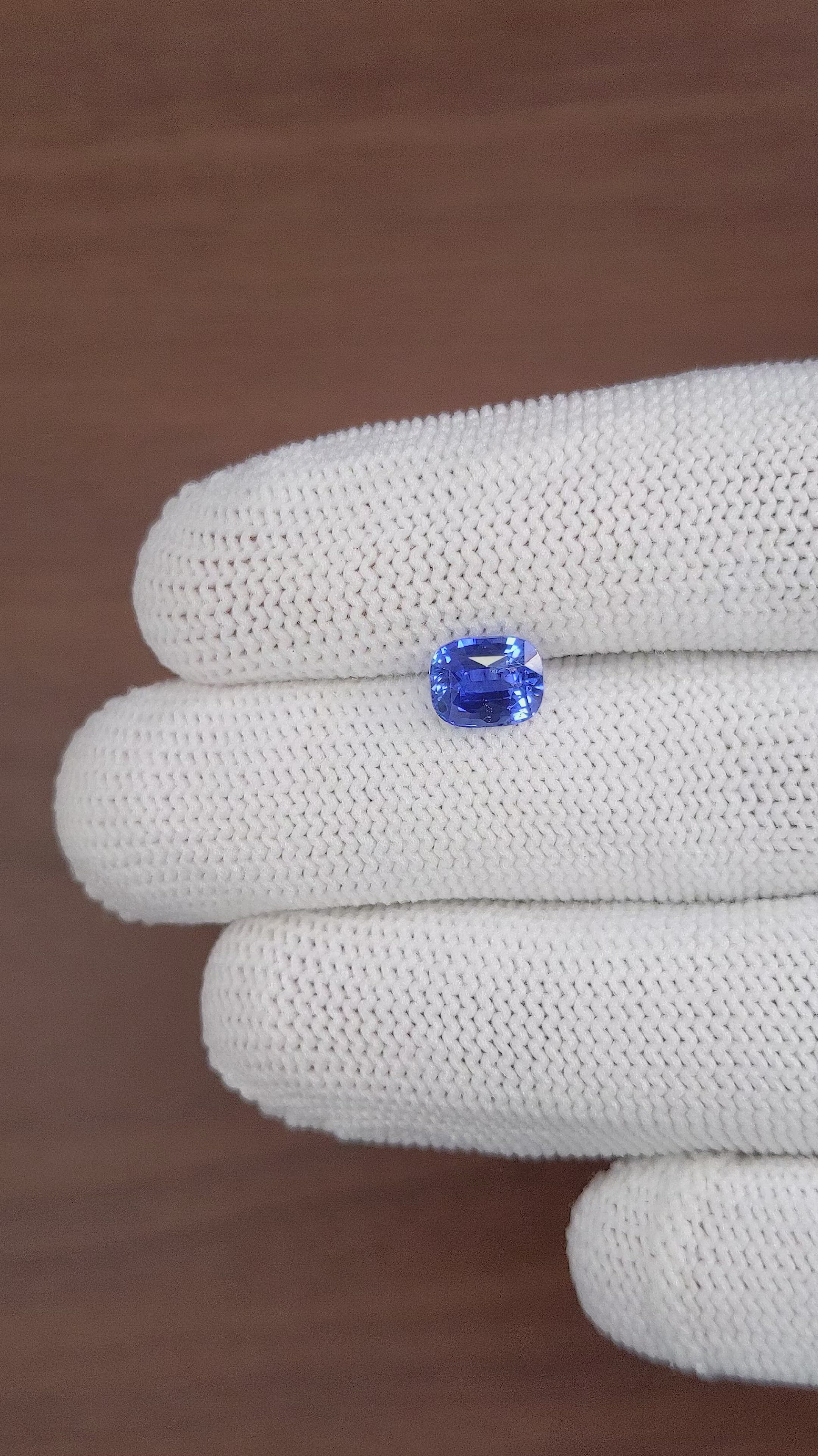 2.09 Ct. Blue Sapphire from Ceylon (Sri Lanka) Size Video