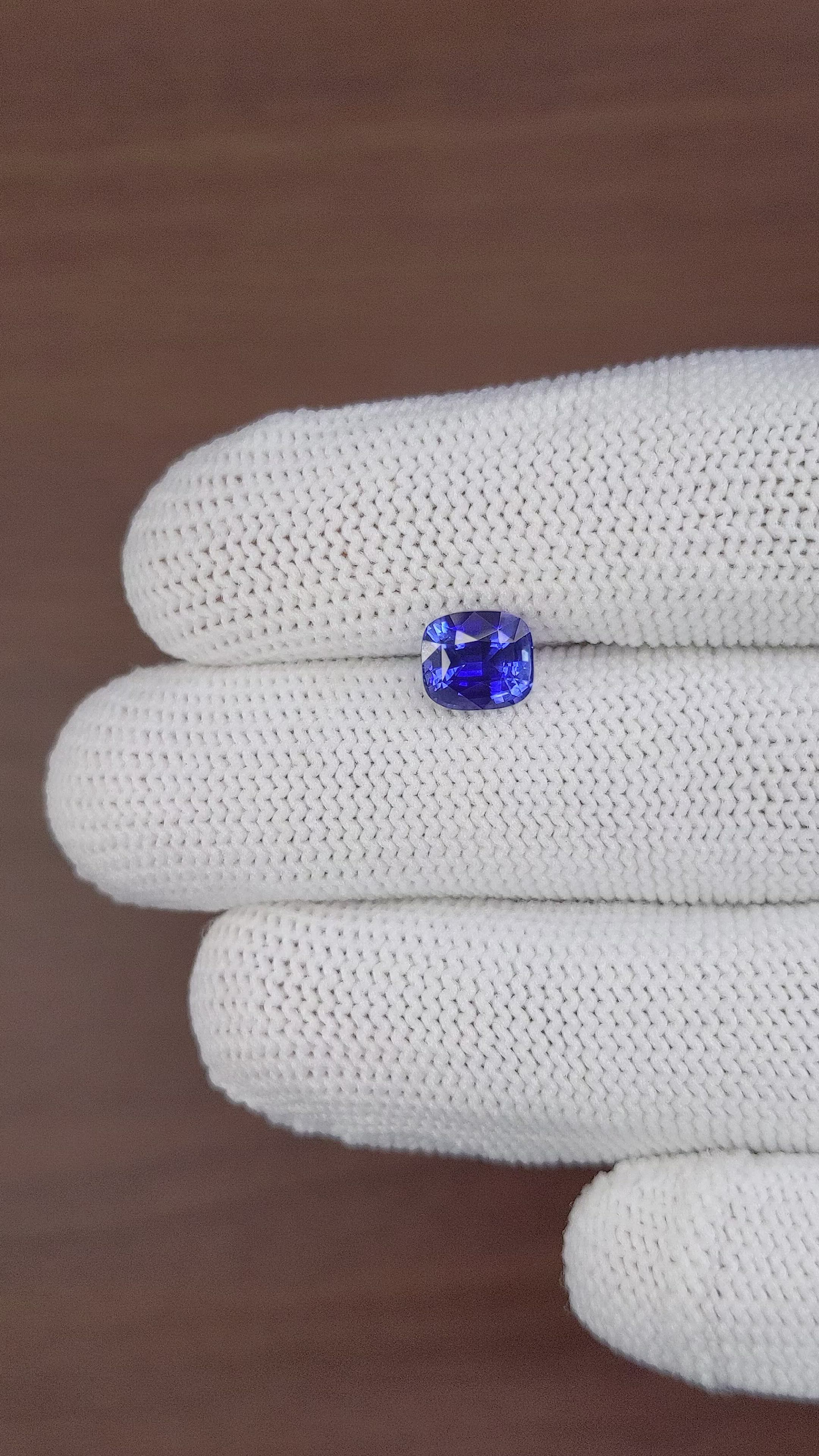 2.03 Ct. Blue Sapphire from Ceylon (Sri Lanka) Size Video