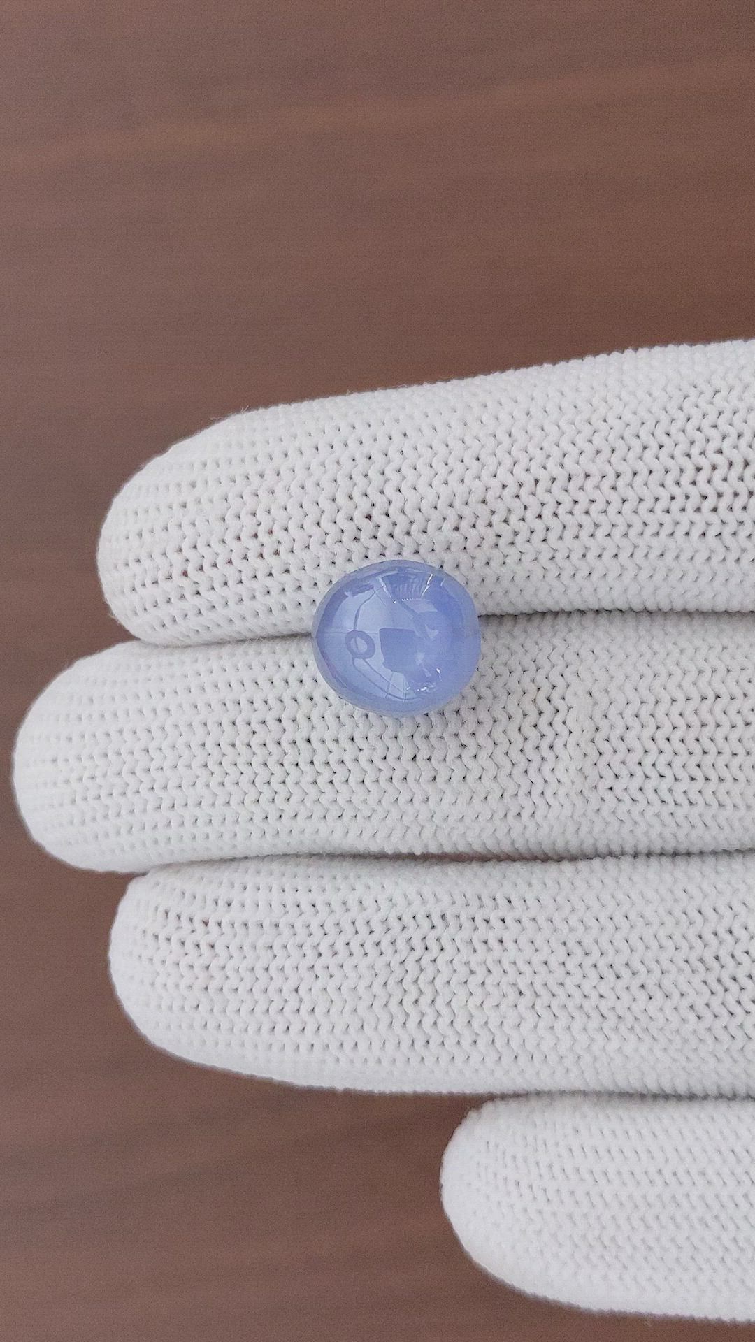 12.50 Ct. Blue Star Sapphire from Ceylon (Sri Lanka) Size Video
