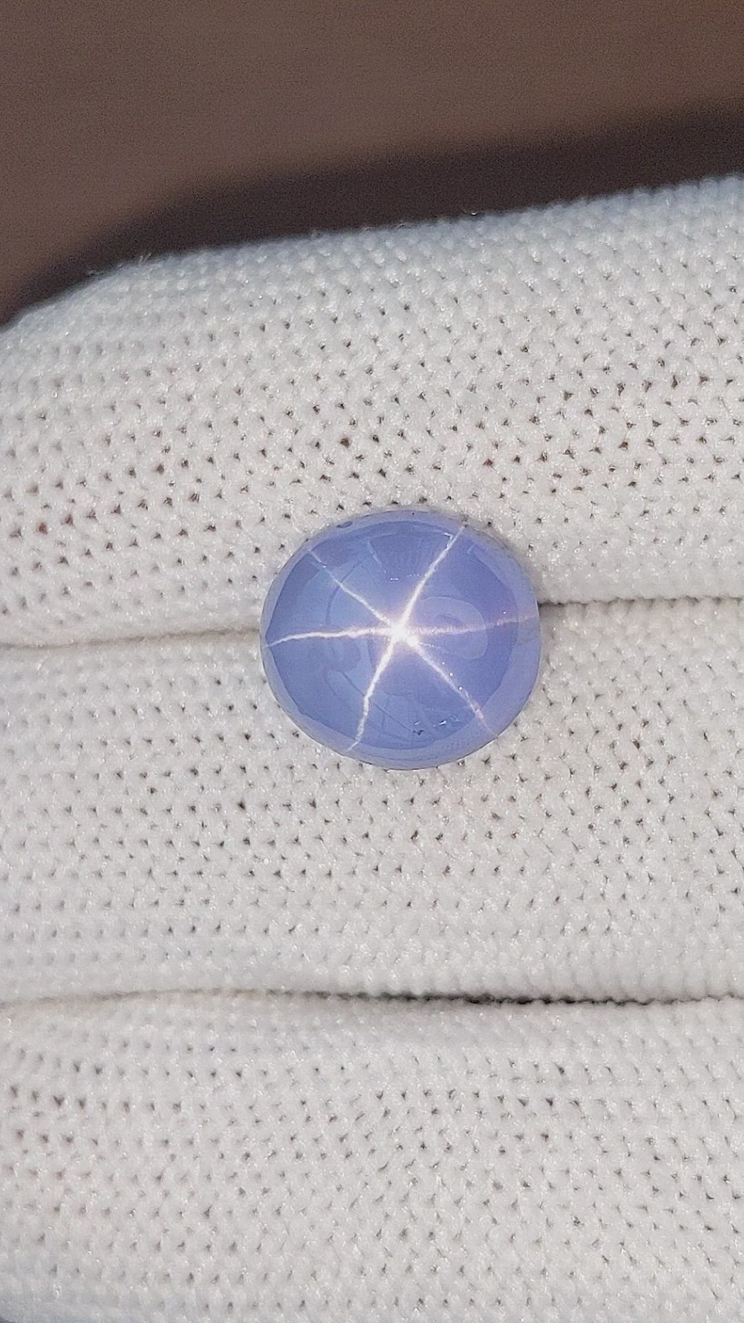 12.50 Ct. Blue Star Sapphire from Ceylon (Sri Lanka) Size Video