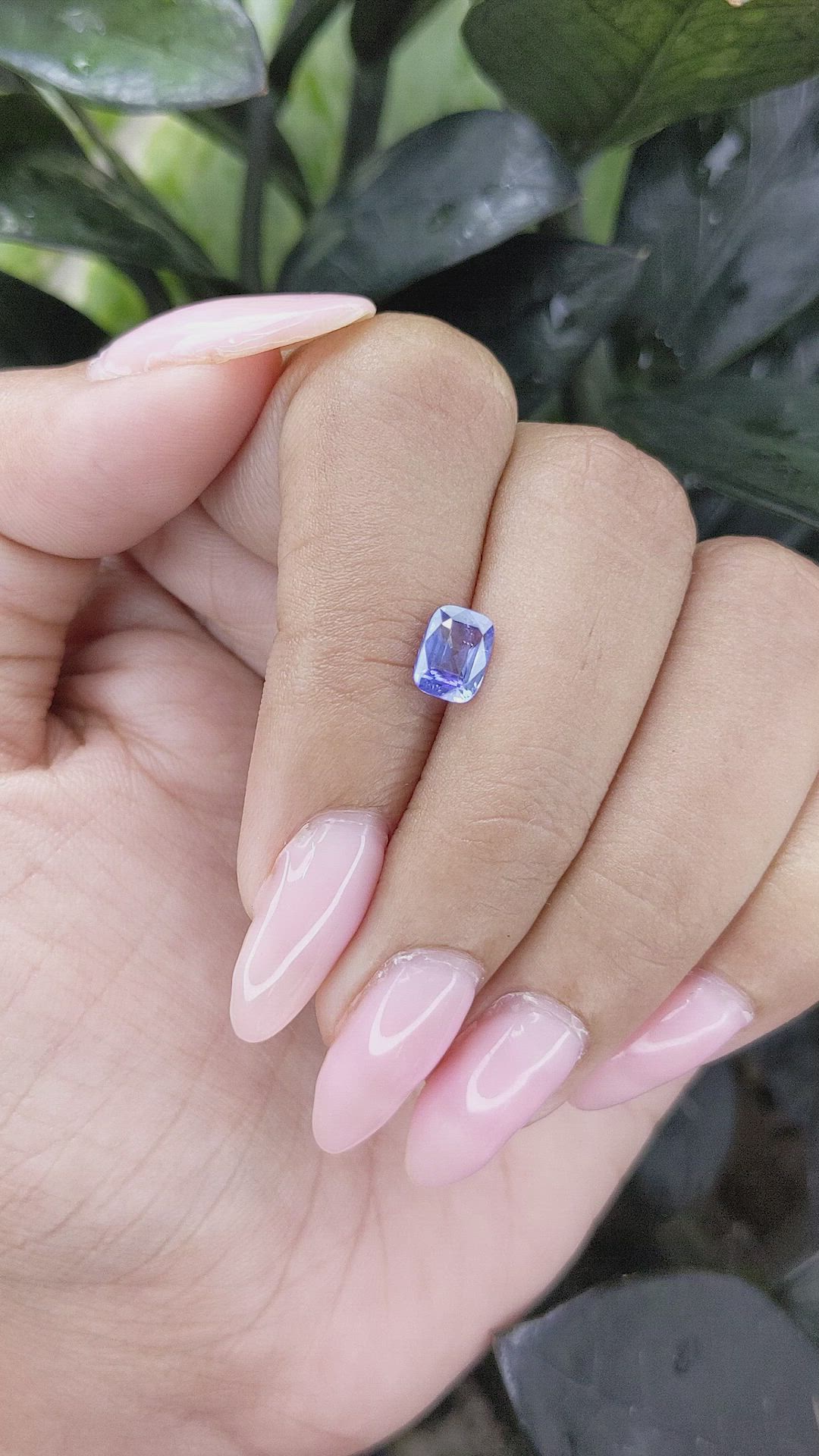 1.08 Ct. Color Change Sapphire from Ceylon (Sri Lanka) Size Video