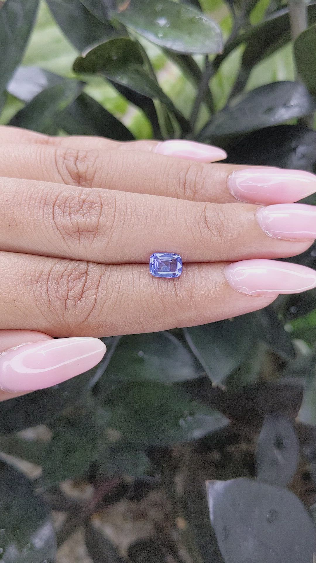 1.08 Ct. Color Change Sapphire from Ceylon (Sri Lanka) Size Video