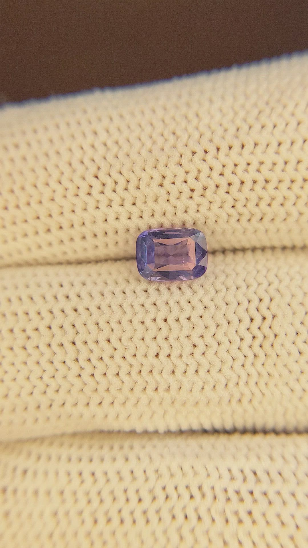 1.08 Ct. Color Change Sapphire from Ceylon (Sri Lanka) Size Video