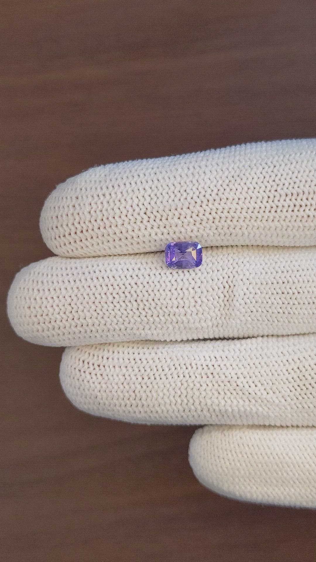 1.08 Ct. Color Change Sapphire from Ceylon (Sri Lanka) Size Video