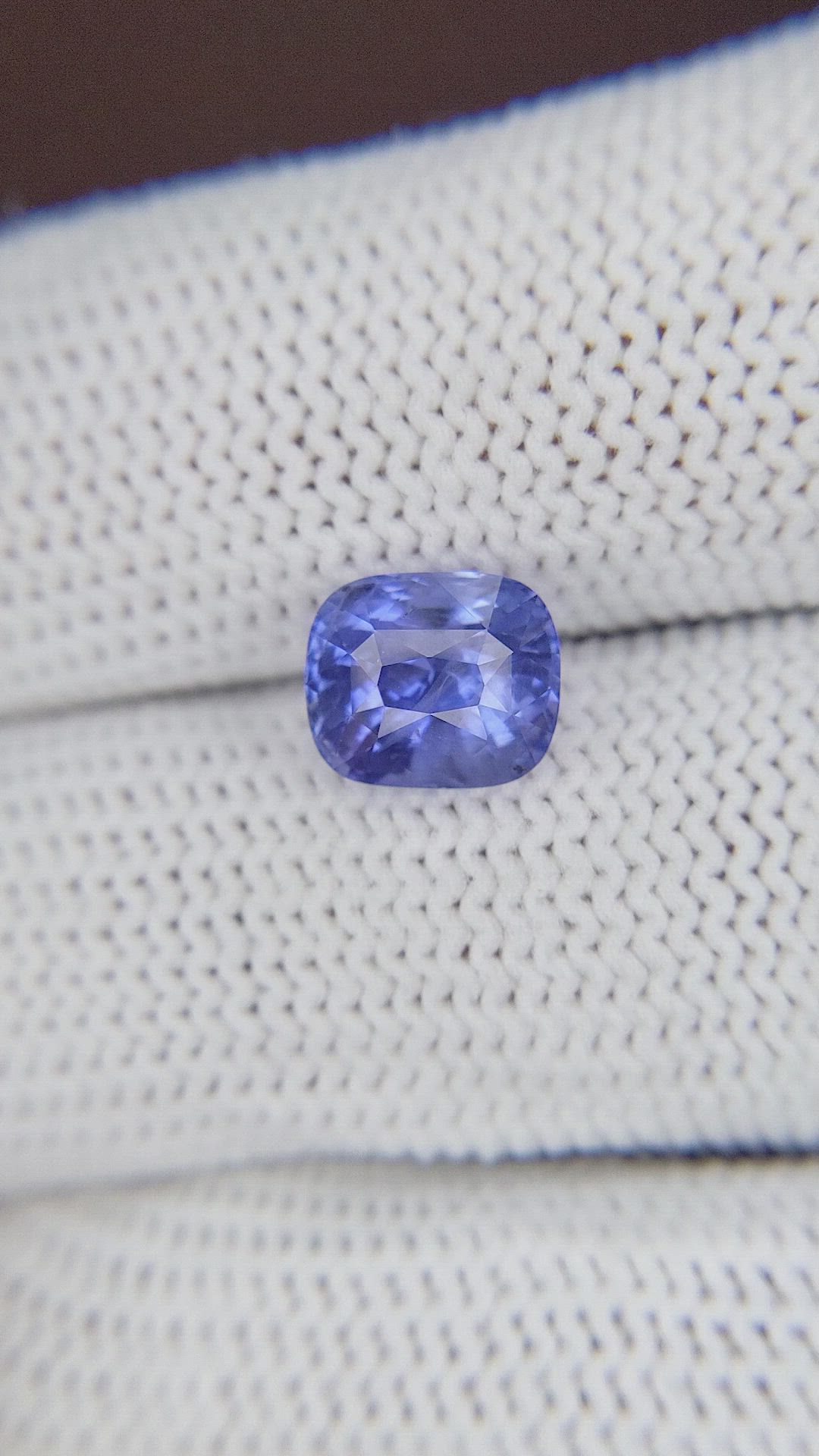 3.06 Ct. Blue Sapphire from Ceylon (Sri Lanka) Size Video