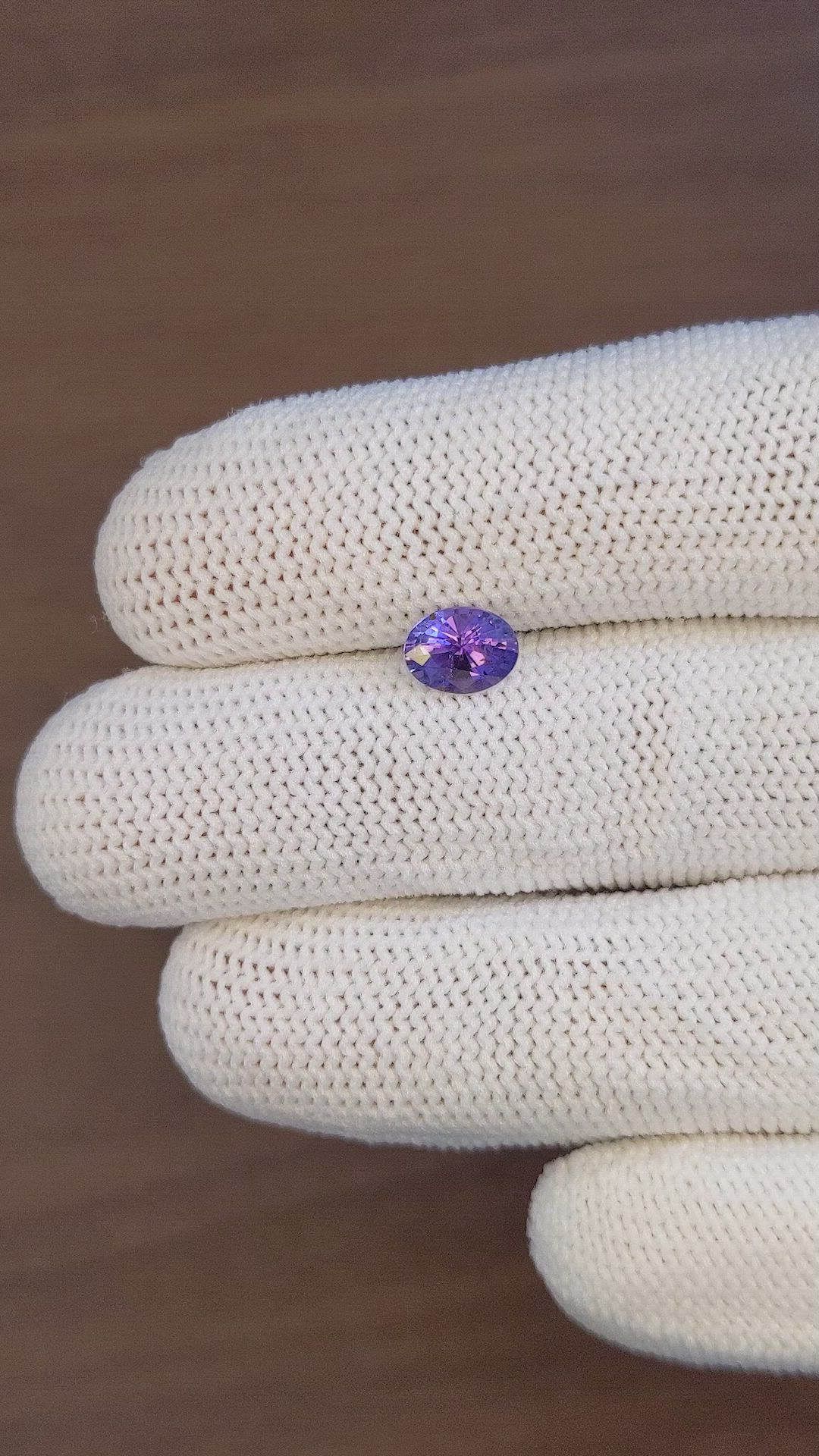 1.17 Ct. Color Change Sapphire from Ceylon (Sri Lanka) Size Video