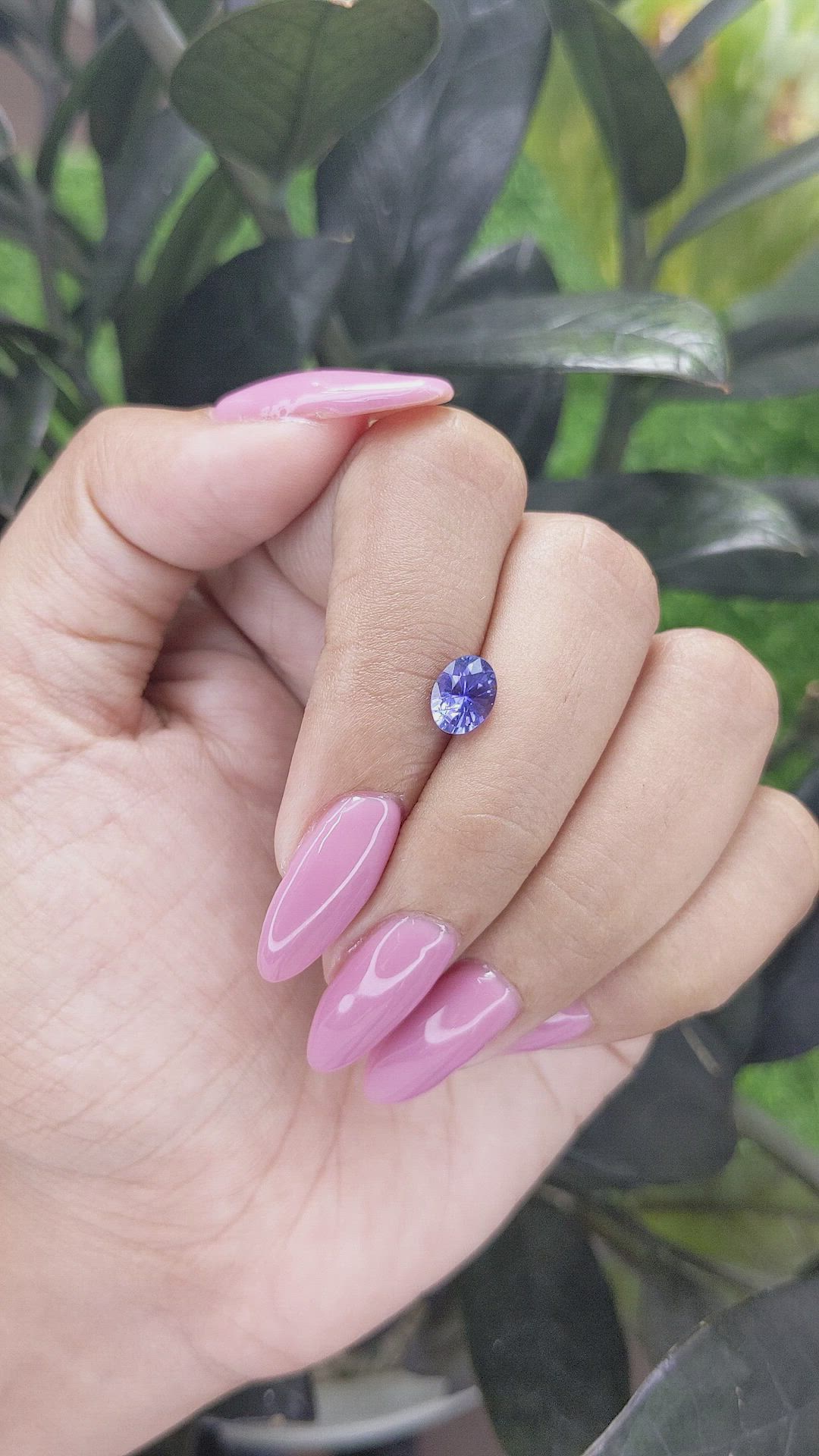 1.17 Ct. Color Change Sapphire from Ceylon (Sri Lanka) Size Video