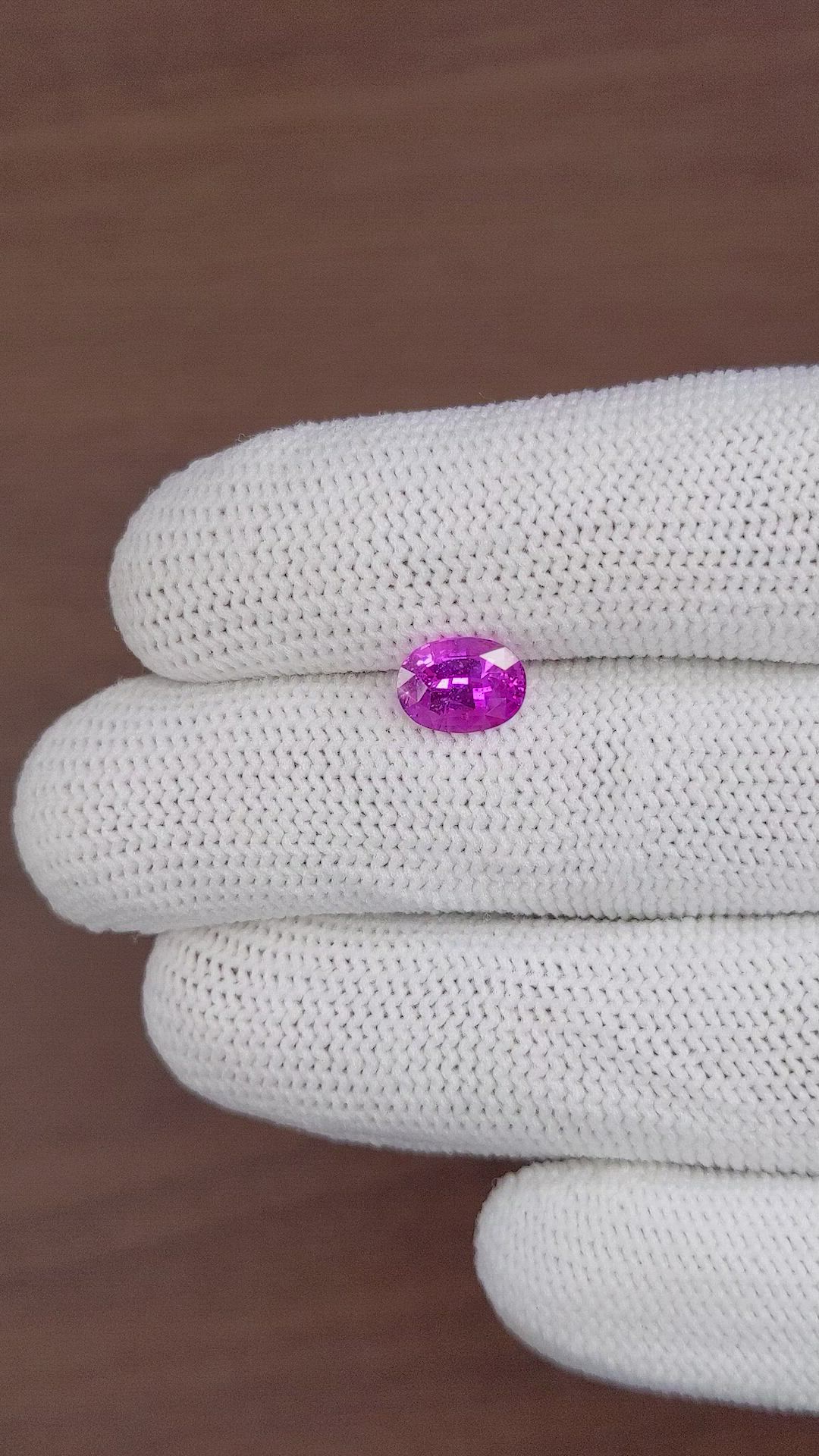 1.97 Ct. Pinkish Purple Sapphire from Ceylon (Sri Lanka) Size Video