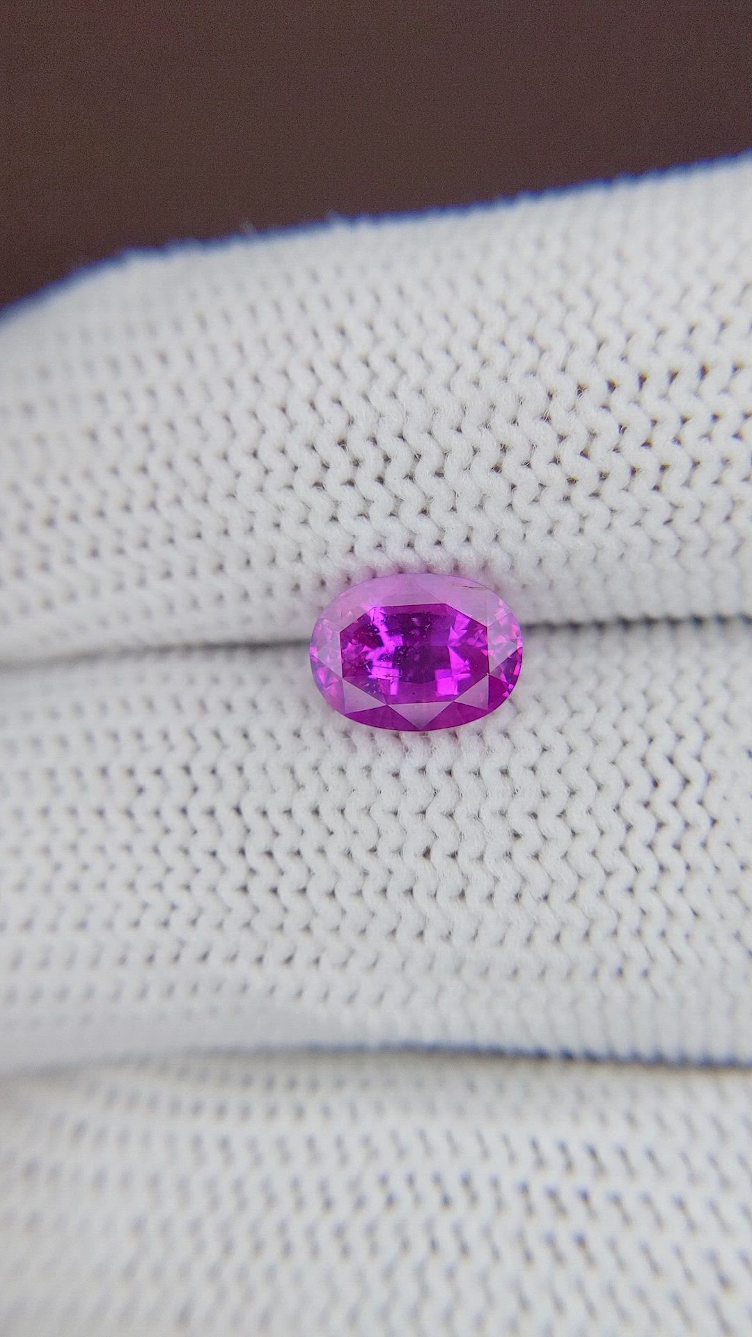 1.97 Ct. Pinkish Purple Sapphire from Ceylon (Sri Lanka) Size Video