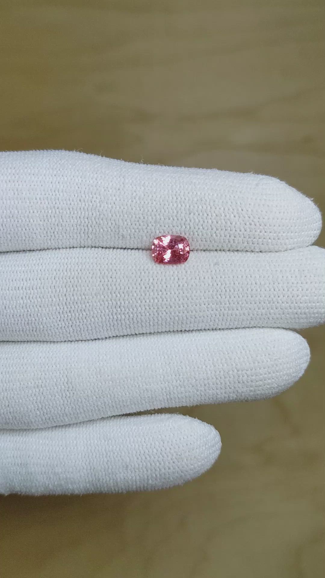 1.15 Ct. Padparadscha Sapphire from Madagascar Size Video