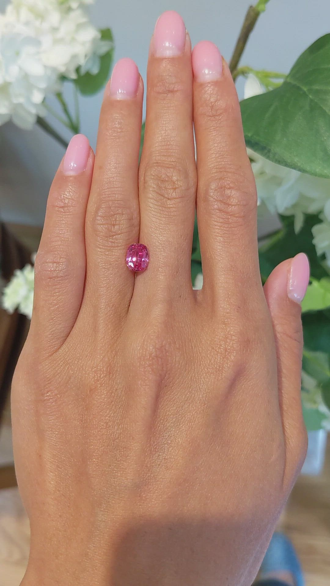 2.09 Ct. Padparadscha Sapphire from Madagascar Size Video