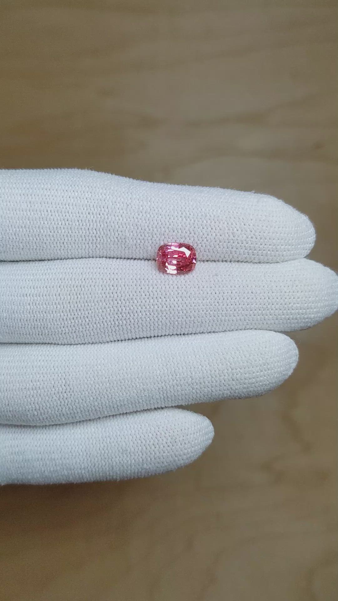 2.09 Ct. Padparadscha Sapphire from Madagascar Size Video
