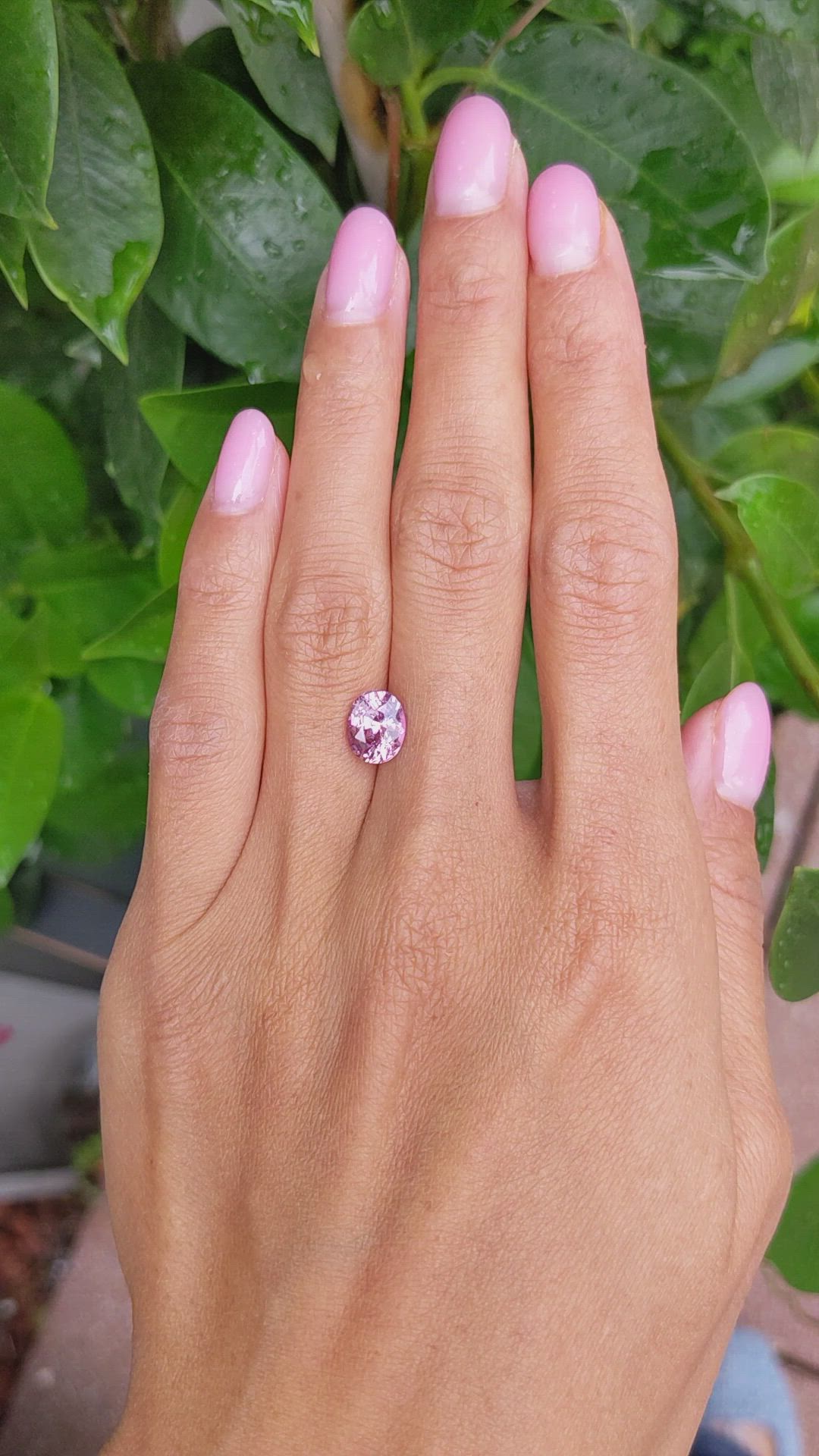 2.64 Ct. Padparadscha Sapphire from Madagascar Size Video