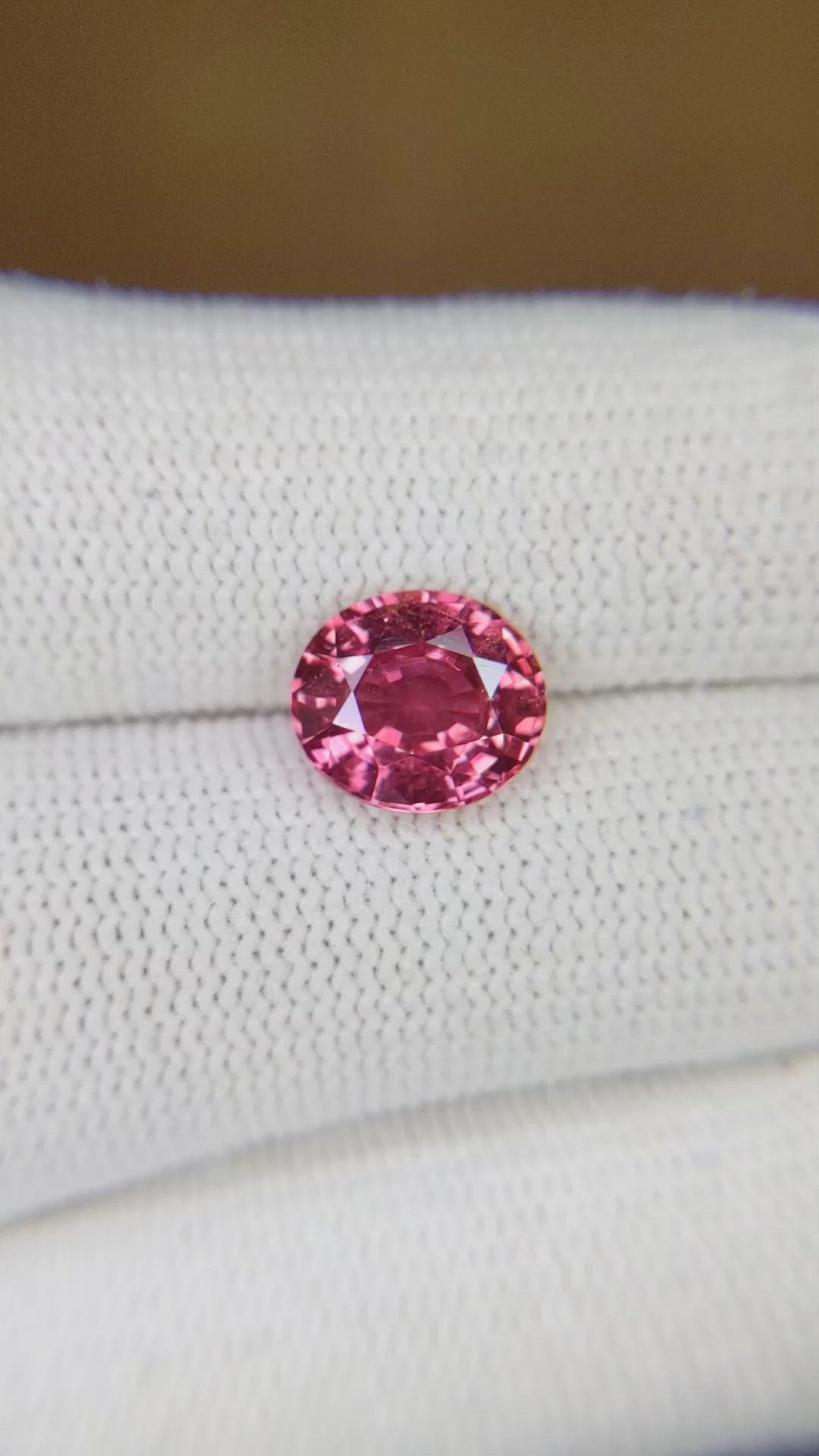 3.03 Ct. Padparadscha Sapphire from Madagascar Size Video