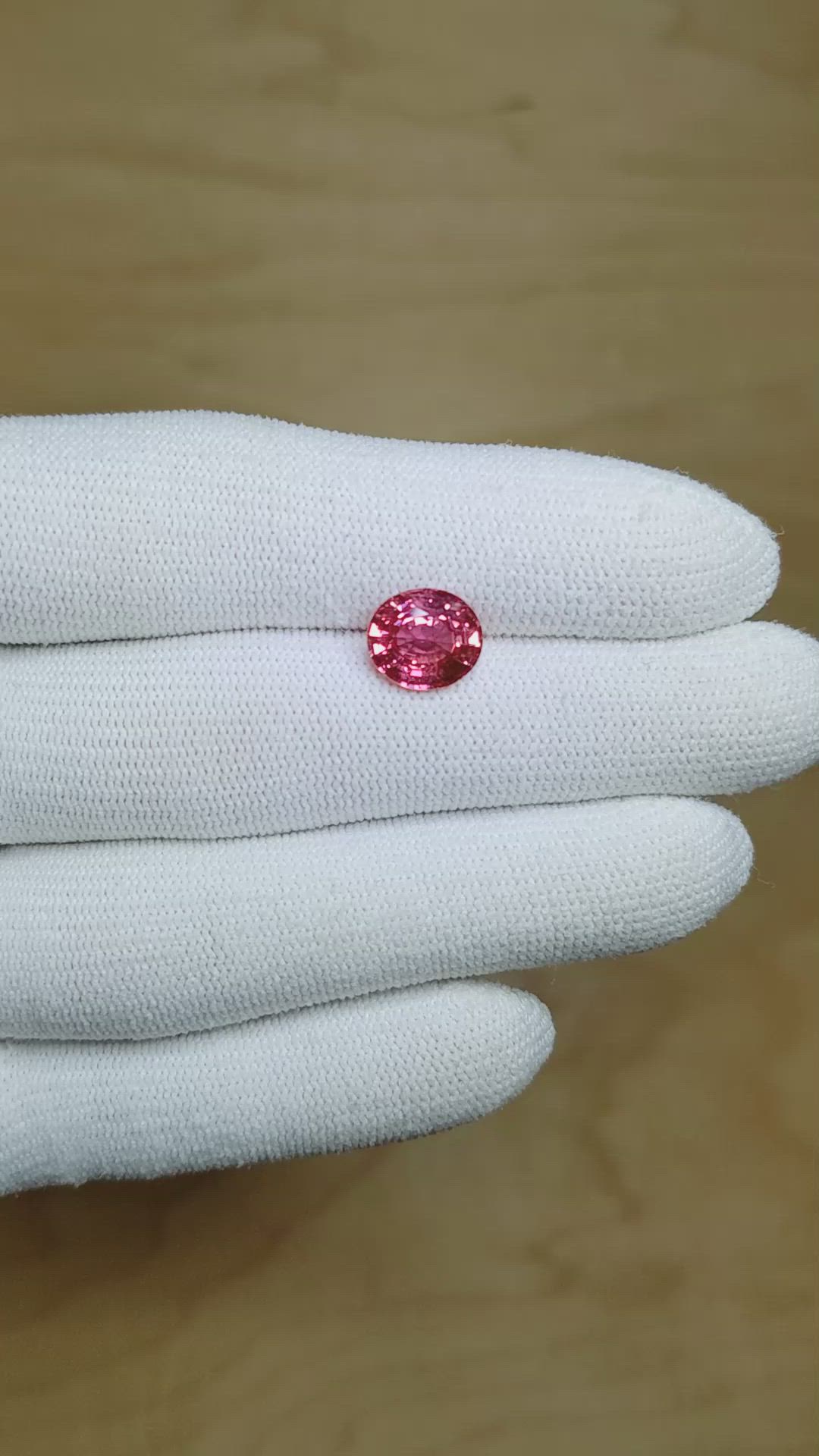 3.03 Ct. Padparadscha Sapphire from Madagascar Size Video