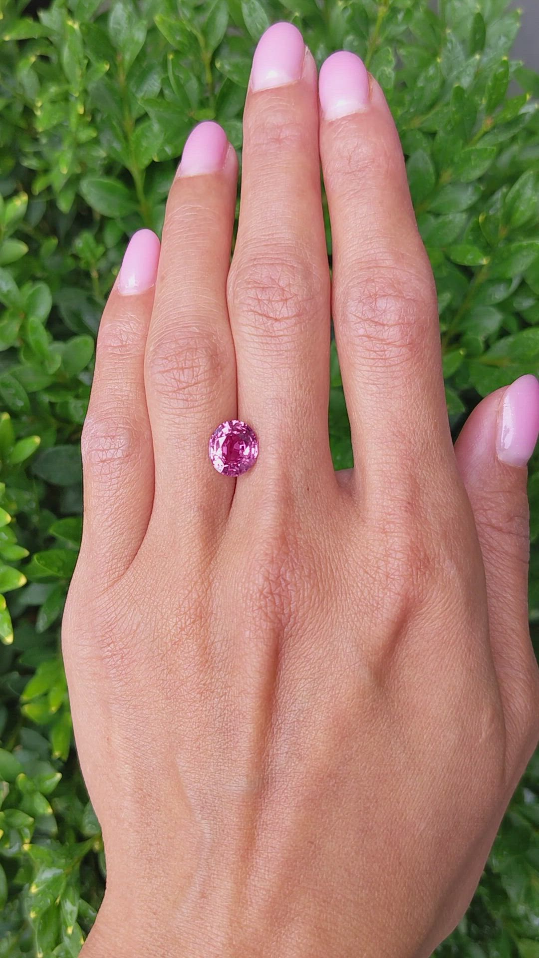 3.03 Ct. Padparadscha Sapphire from Madagascar Size Video