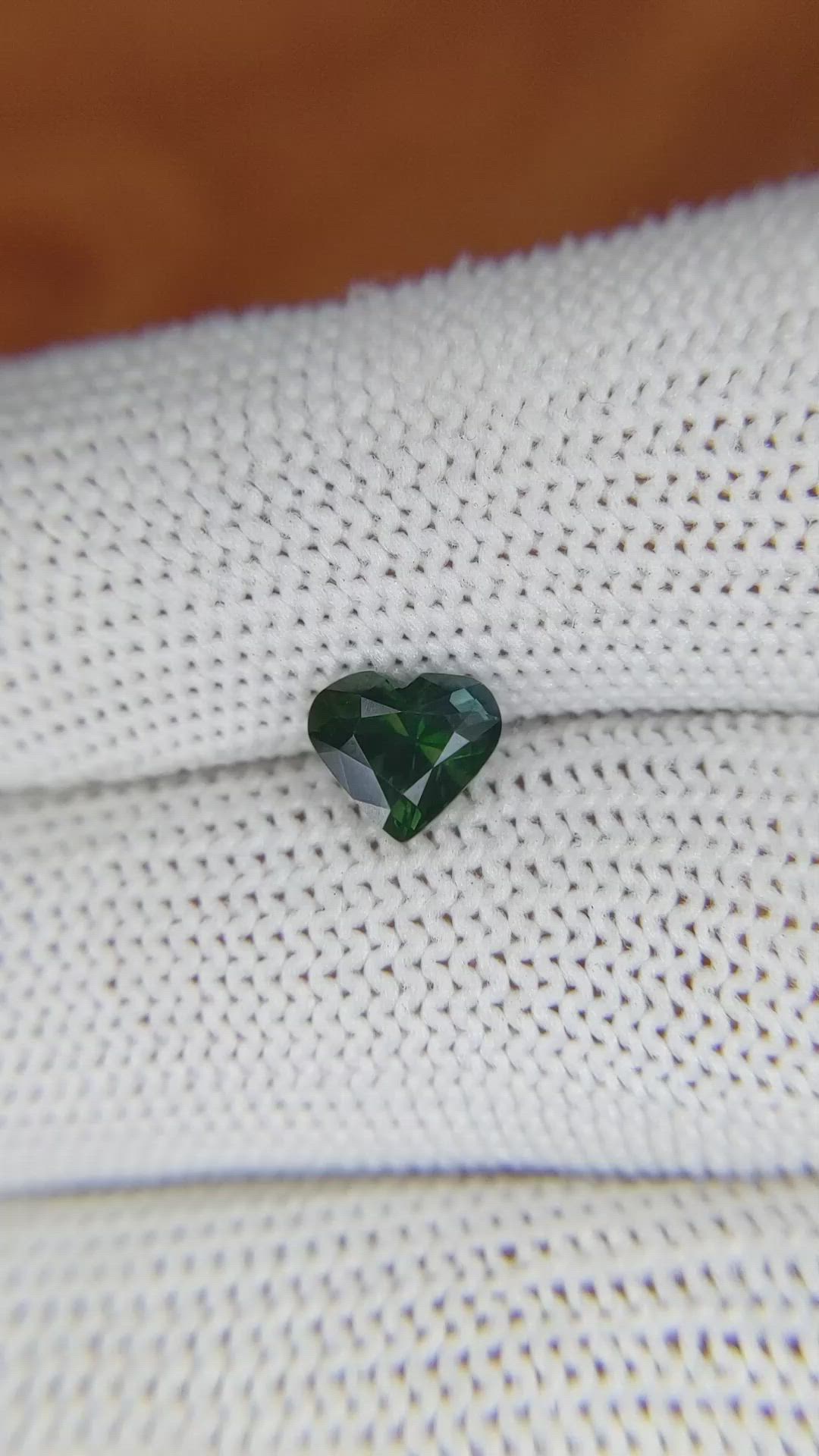 1.15 Ct. Green Sapphire from Madagascar Size Video