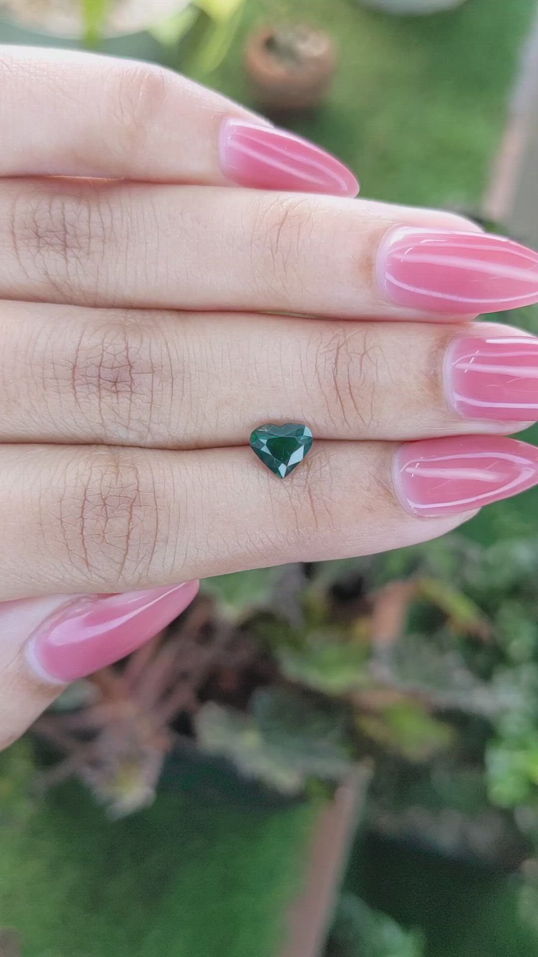 1.15 Ct. Green Sapphire from Madagascar Size Video