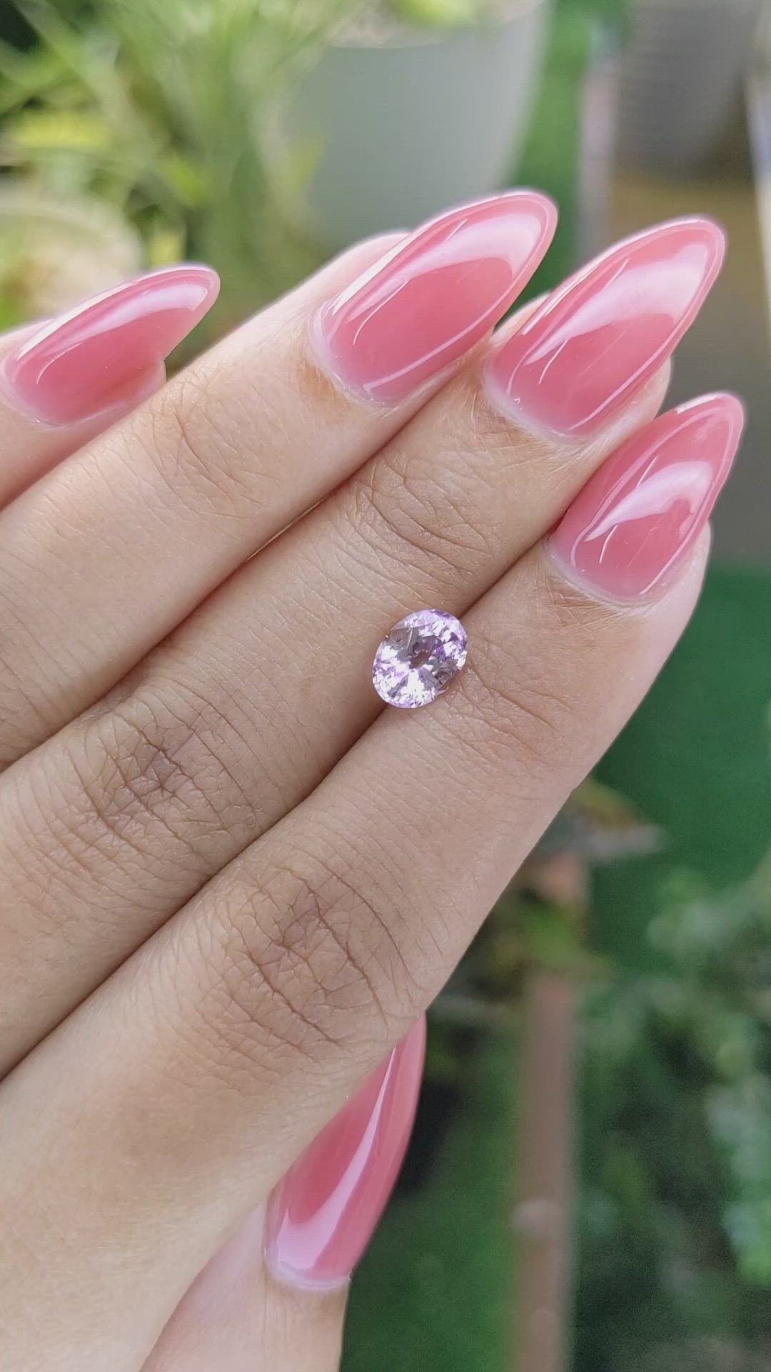 1.36 Ct. Pink Sapphire from Ceylon (Sri Lanka) Size Video