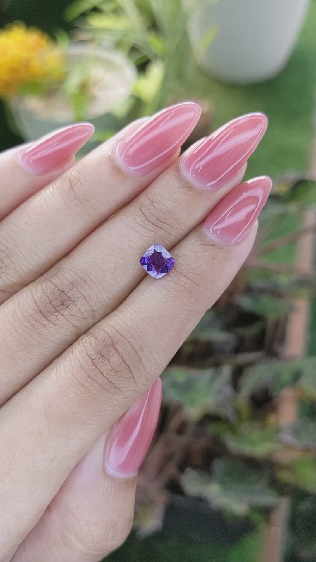 1.11 Ct. Color Change Sapphire from Ceylon (Sri Lanka) Size Video