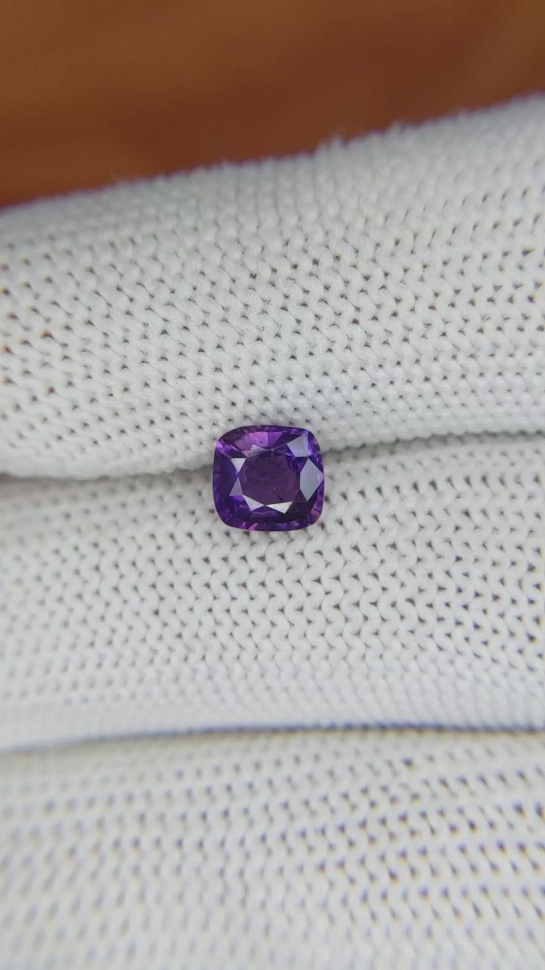 1.11 Ct. Color Change Sapphire from Ceylon (Sri Lanka) Size Video