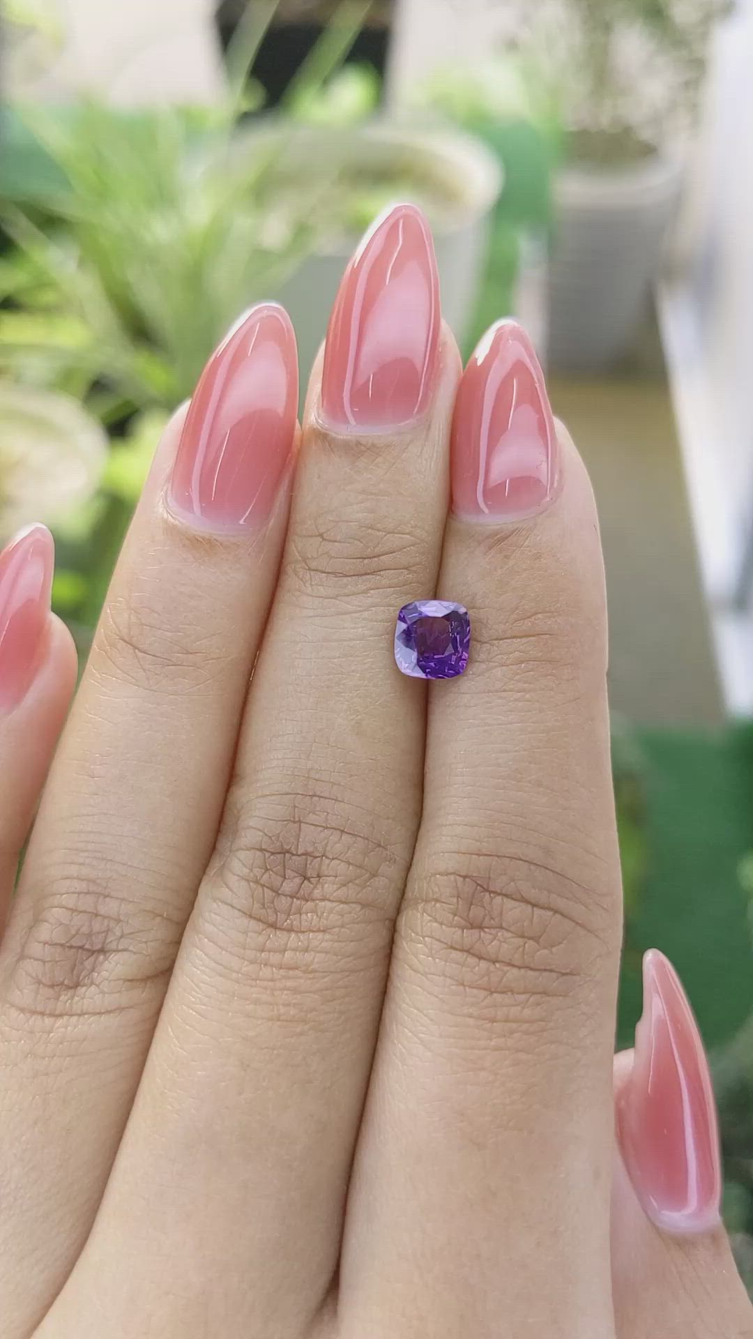 1.11 Ct. Color Change Sapphire from Ceylon (Sri Lanka) Size Video