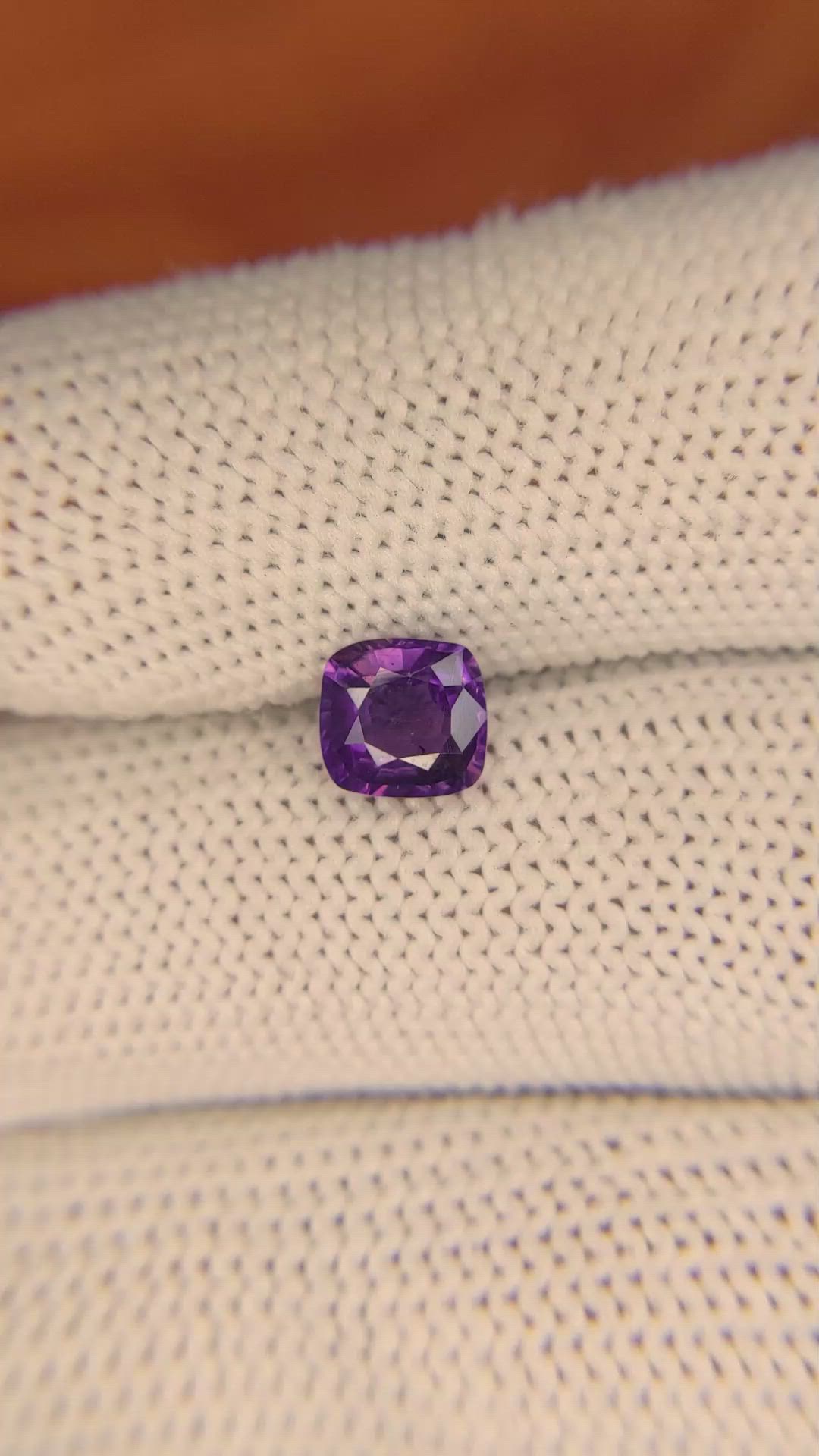 1.11 Ct. Color Change Sapphire from Ceylon (Sri Lanka) Size Video