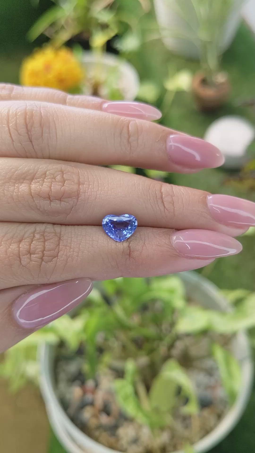 1.95 Ct. Blue Sapphire from Ceylon (Sri Lanka) Size Video