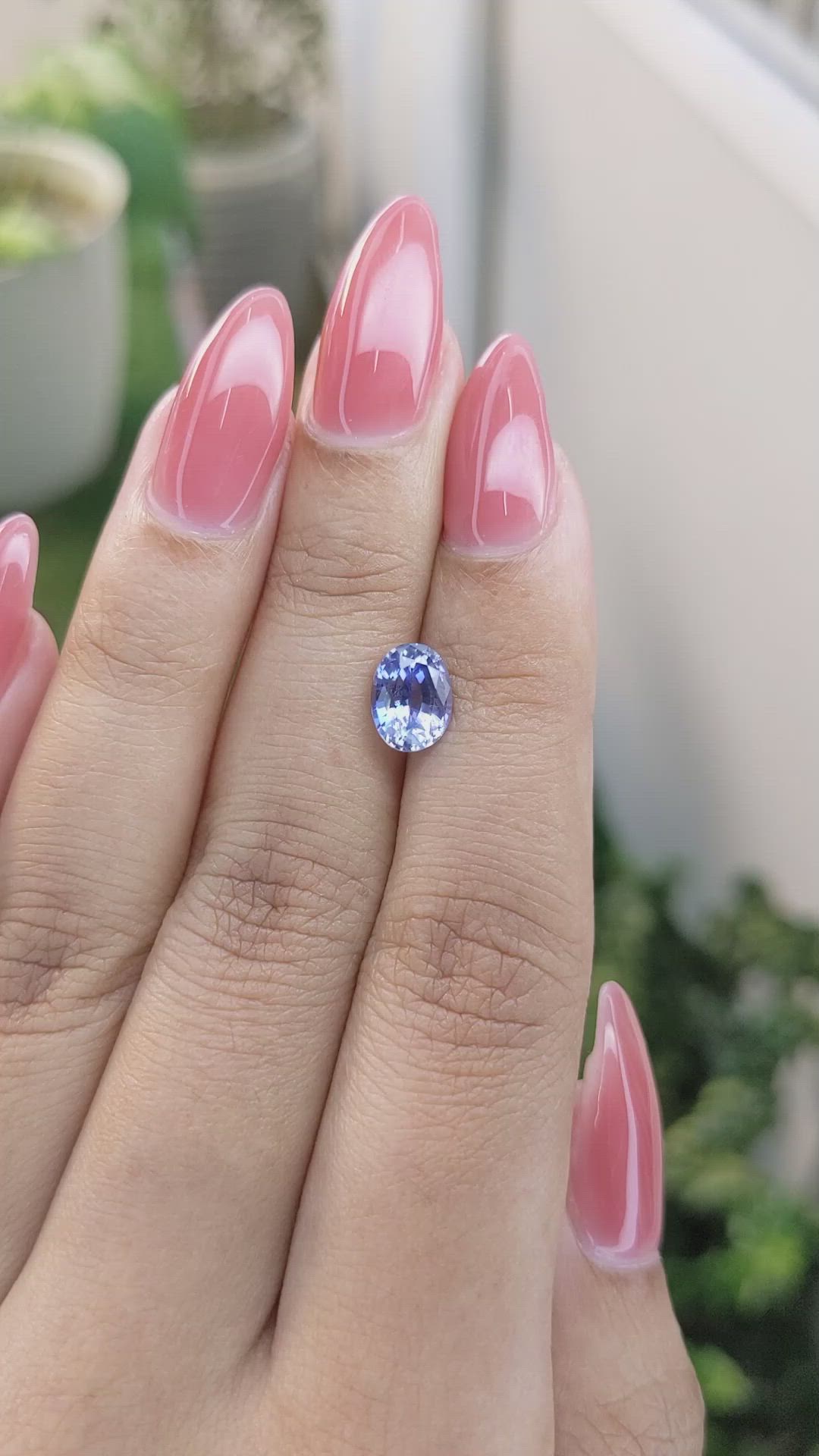 1.77 Ct. Blue Sapphire from Ceylon (Sri Lanka) Size Video