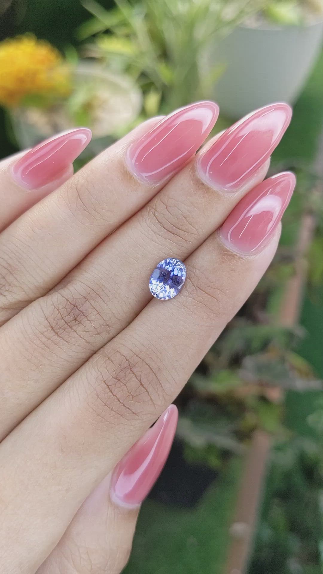 1.77 Ct. Blue Sapphire from Ceylon (Sri Lanka) Size Video