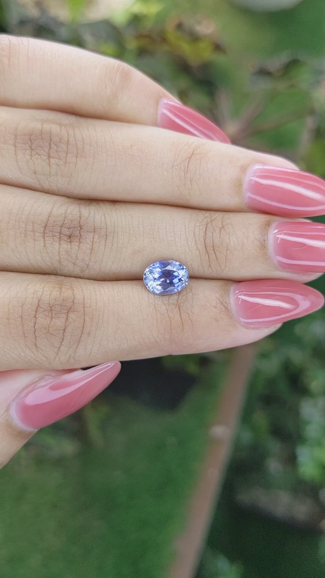 1.77 Ct. Blue Sapphire from Ceylon (Sri Lanka) Size Video