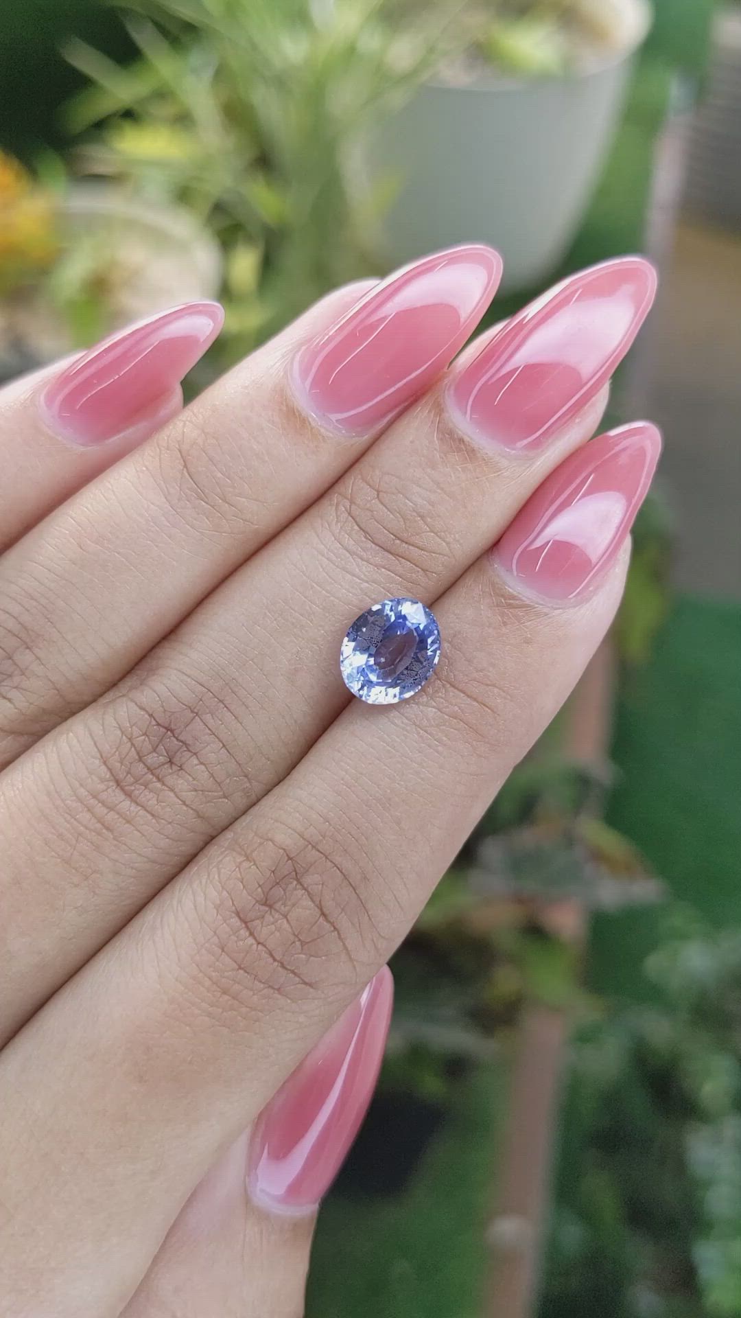2.57 Ct. Blue Sapphire from Ceylon (Sri Lanka) Size Video