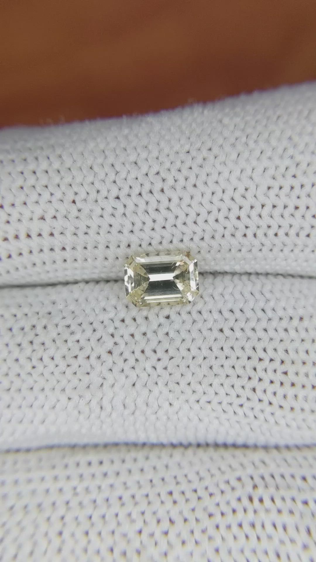 1.20 Ct. Yellow Sapphire from Ceylon (Sri Lanka) Size Video