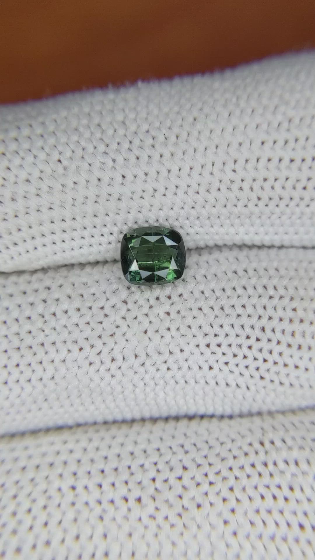 1.20 Ct. Bluish Green Sapphire from Madagascar Size Video