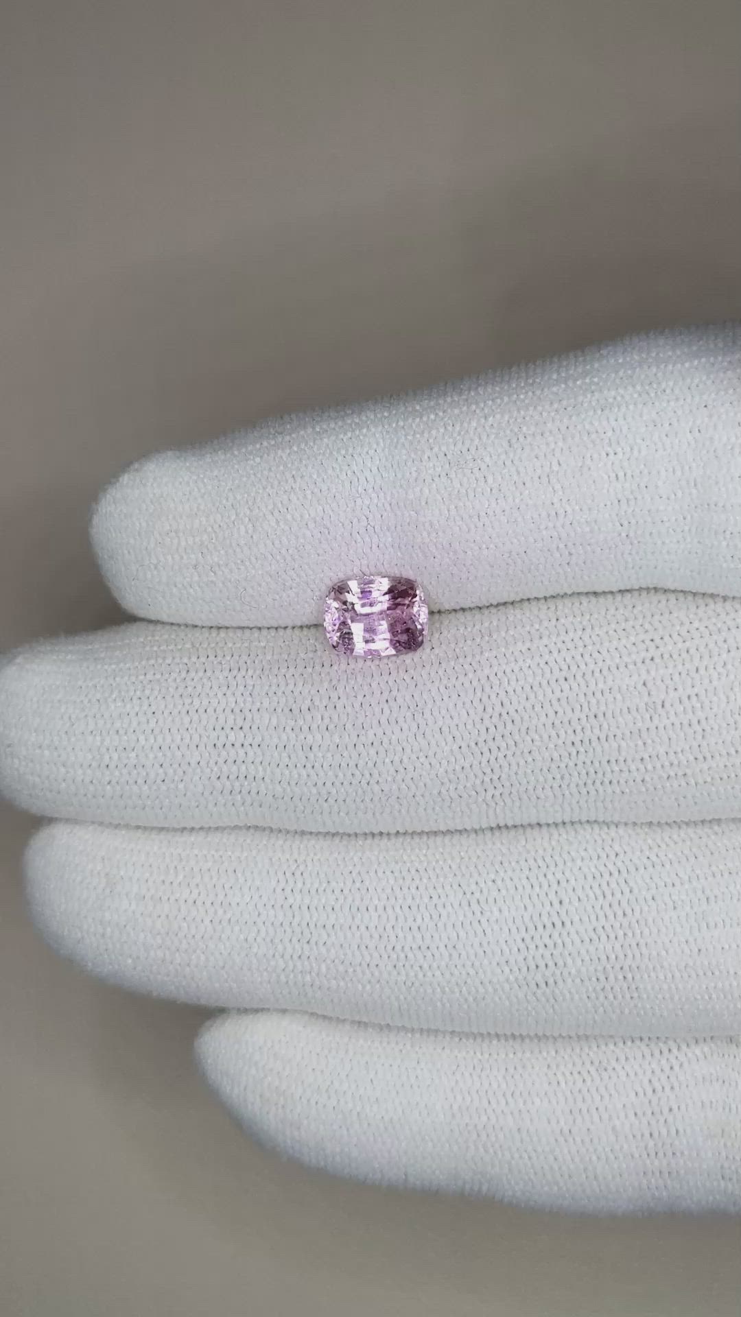 2.06 Ct. Pink Sapphire from Ceylon (Sri Lanka) Size Video