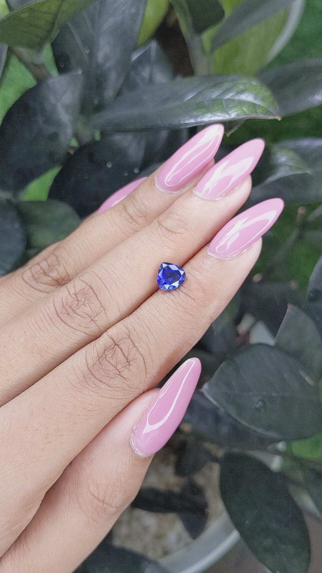 1.15 Ct. Blue Sapphire from Tanzania Size Video