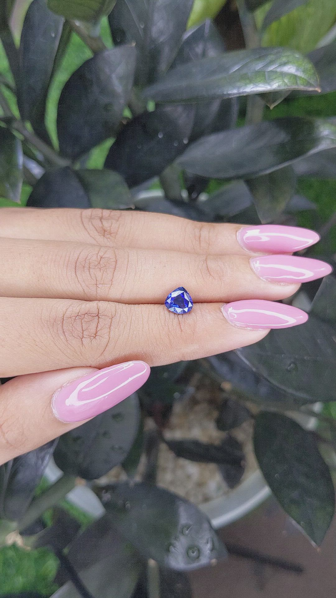 1.15 Ct. Blue Sapphire from Tanzania Size Video