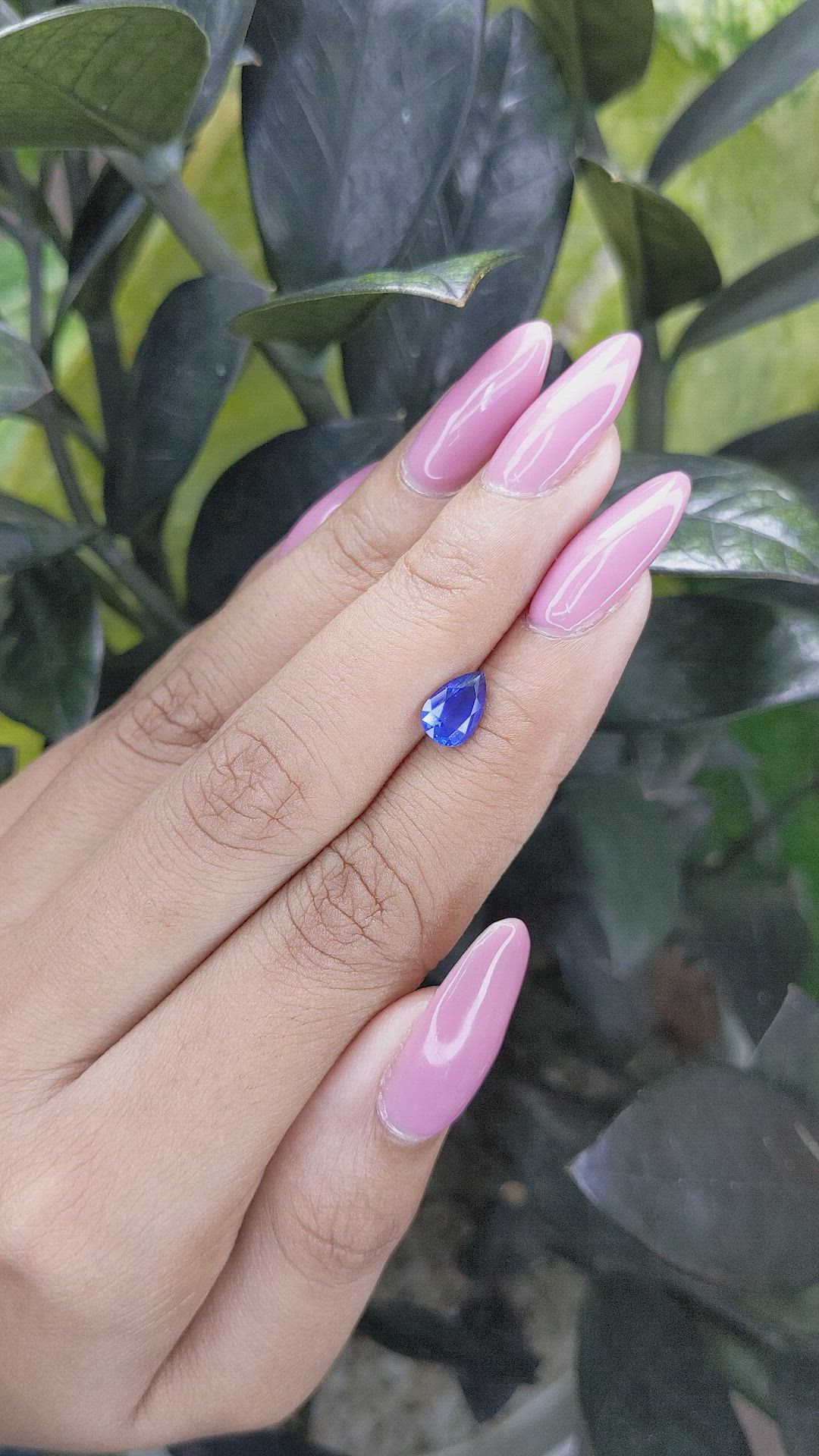 1.24 Ct. Blue Sapphire from Tanzania Size Video