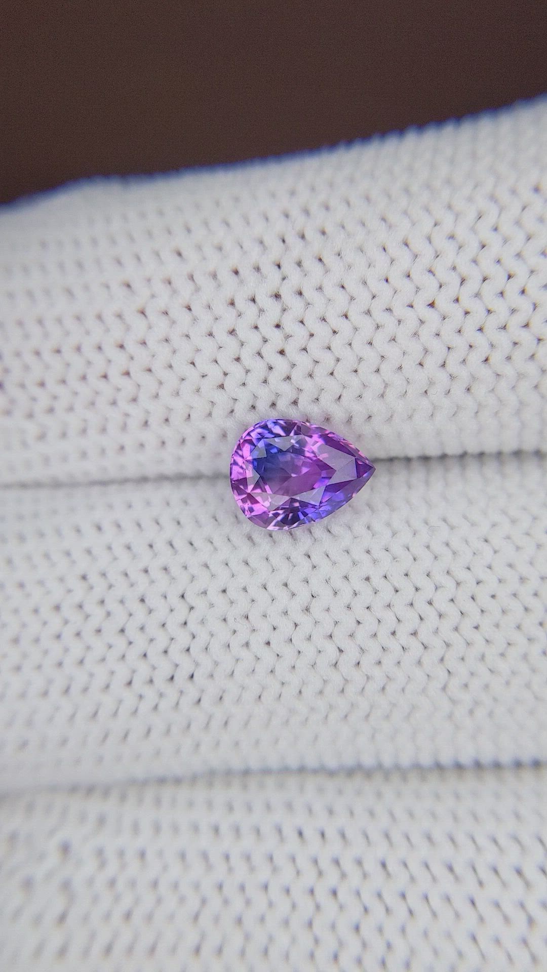 1.36 Ct. Bi Color Sapphire from Tanzania Size Video