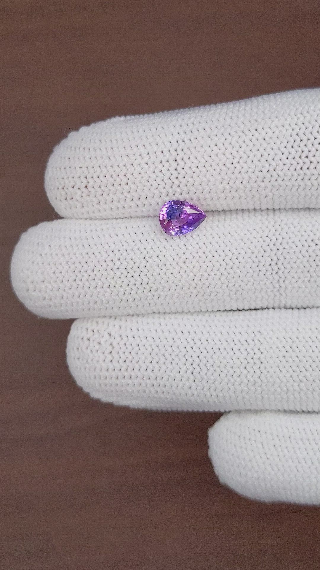 1.36 Ct. Bi Color Sapphire from Tanzania Size Video