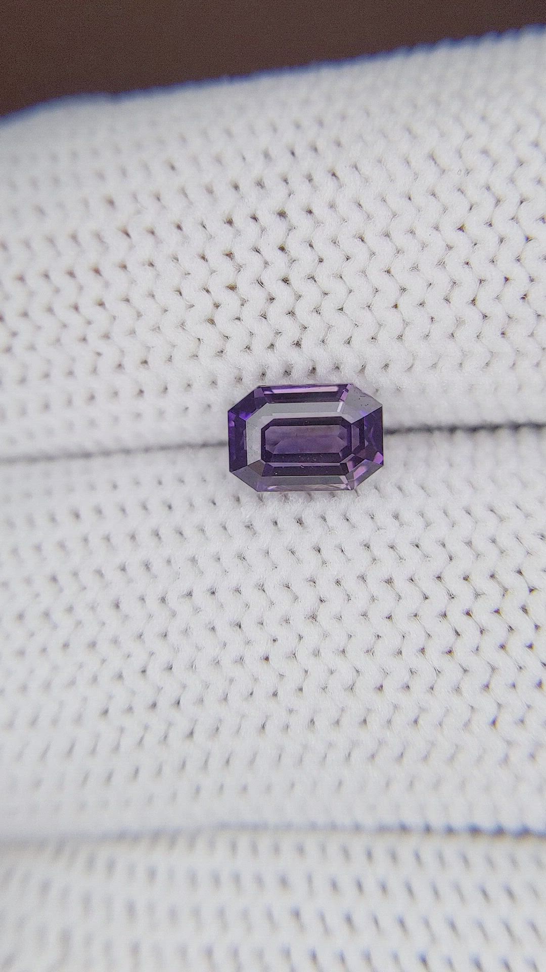1.20 Ct. Bluish Purple Sapphire from Tanzania Size Video