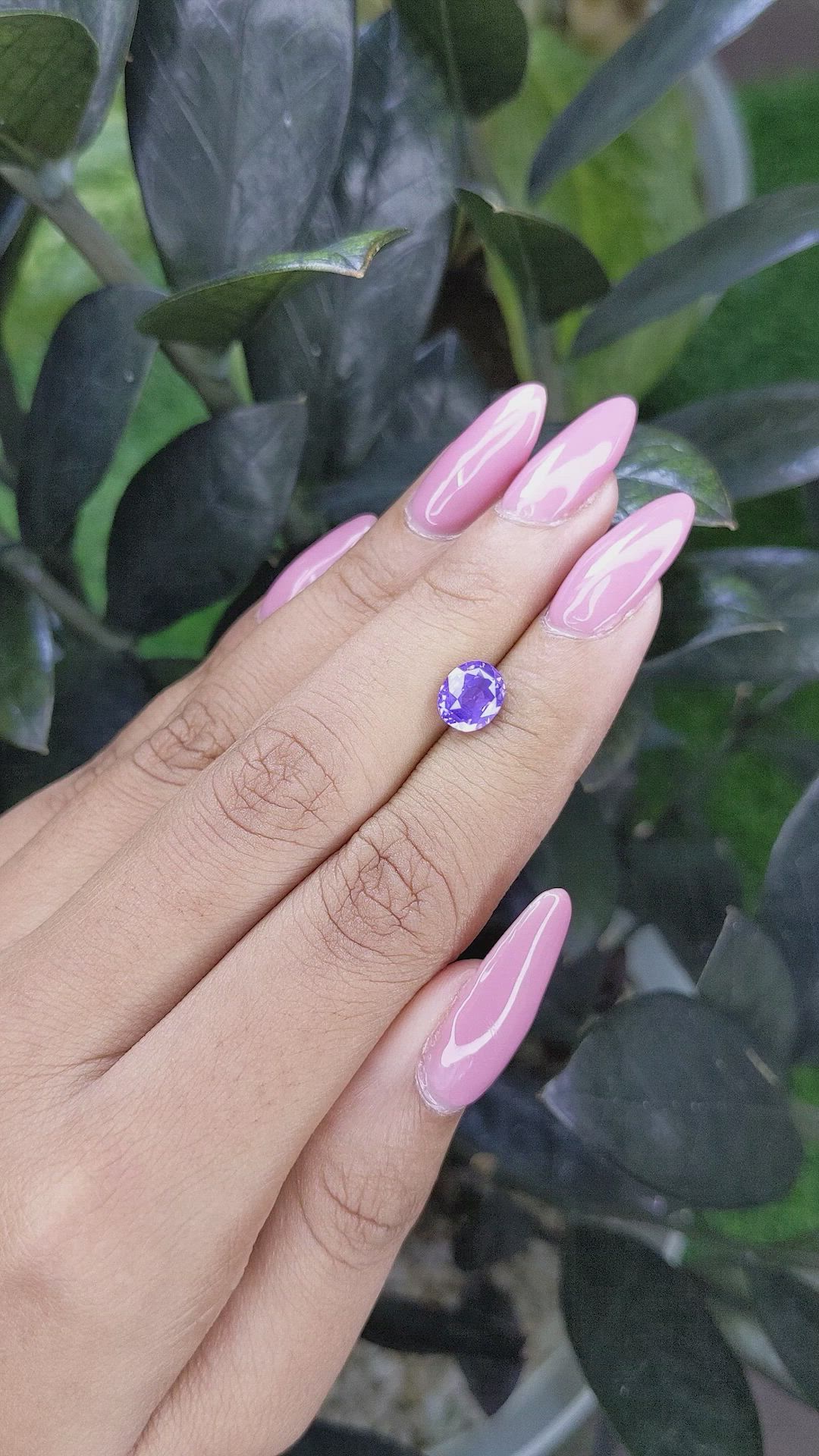 1.55 Ct. Color Change Sapphire from Tanzania Size Video