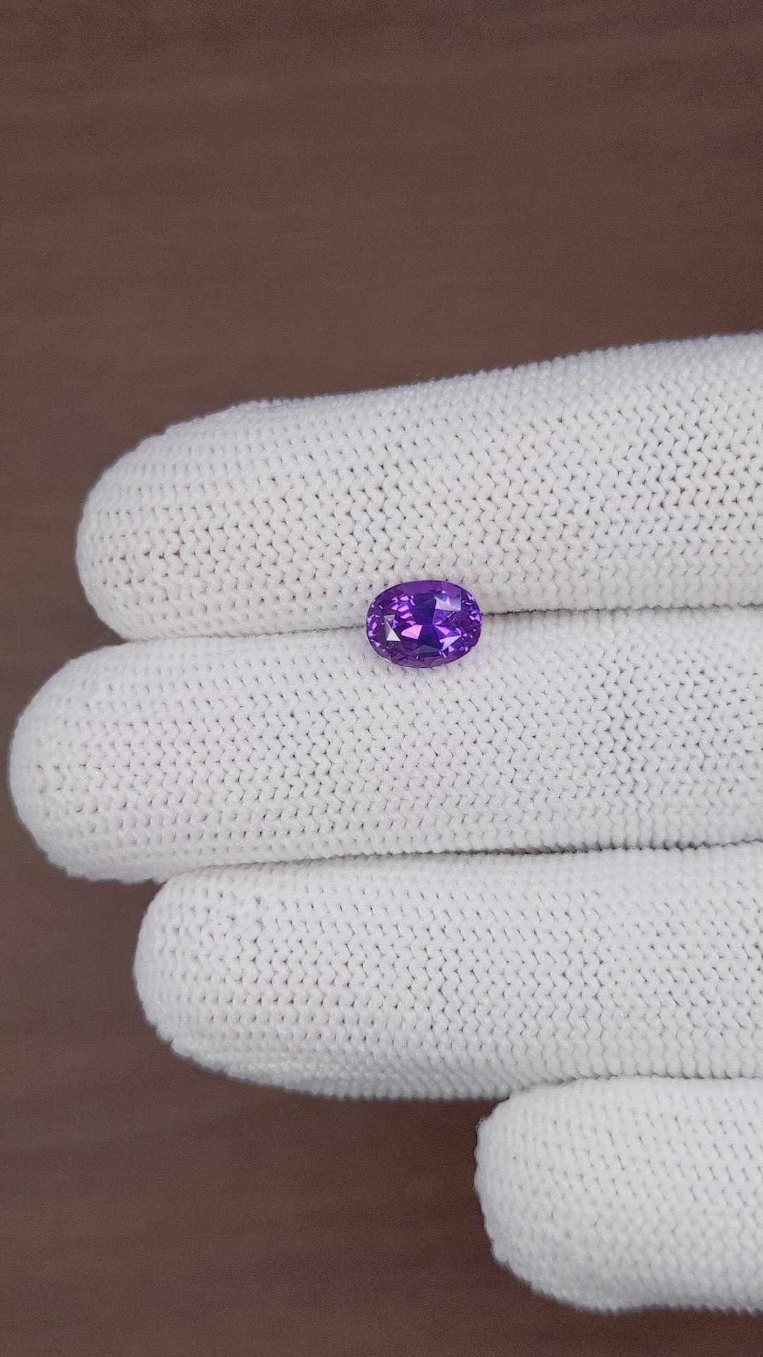 2.29 Ct. Purple Sapphire from Tanzania Size Video