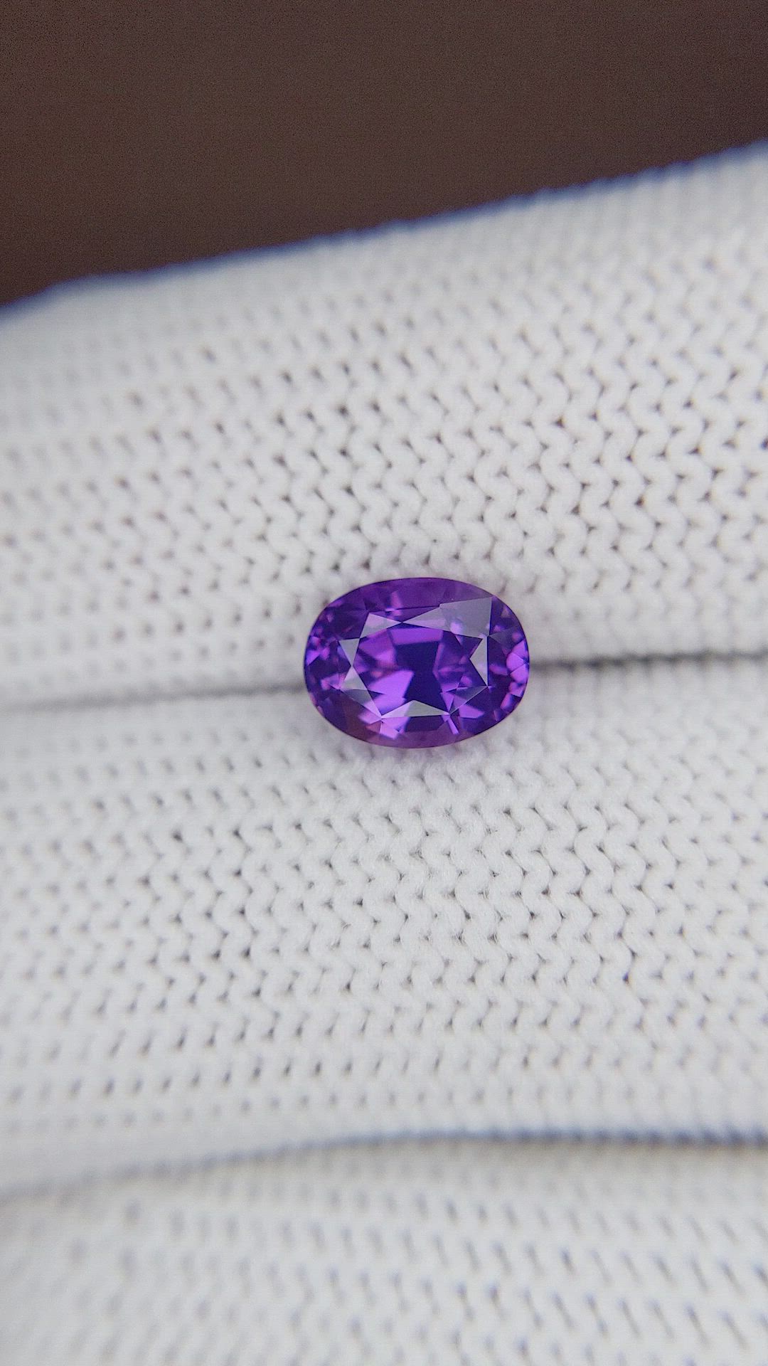2.29 Ct. Purple Sapphire from Tanzania Size Video