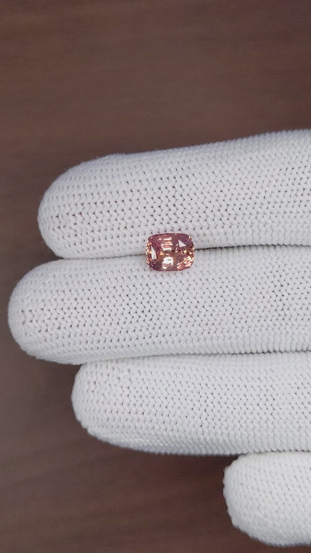 2.11 Ct. Padparadscha Sapphire from Tanzania Size Video