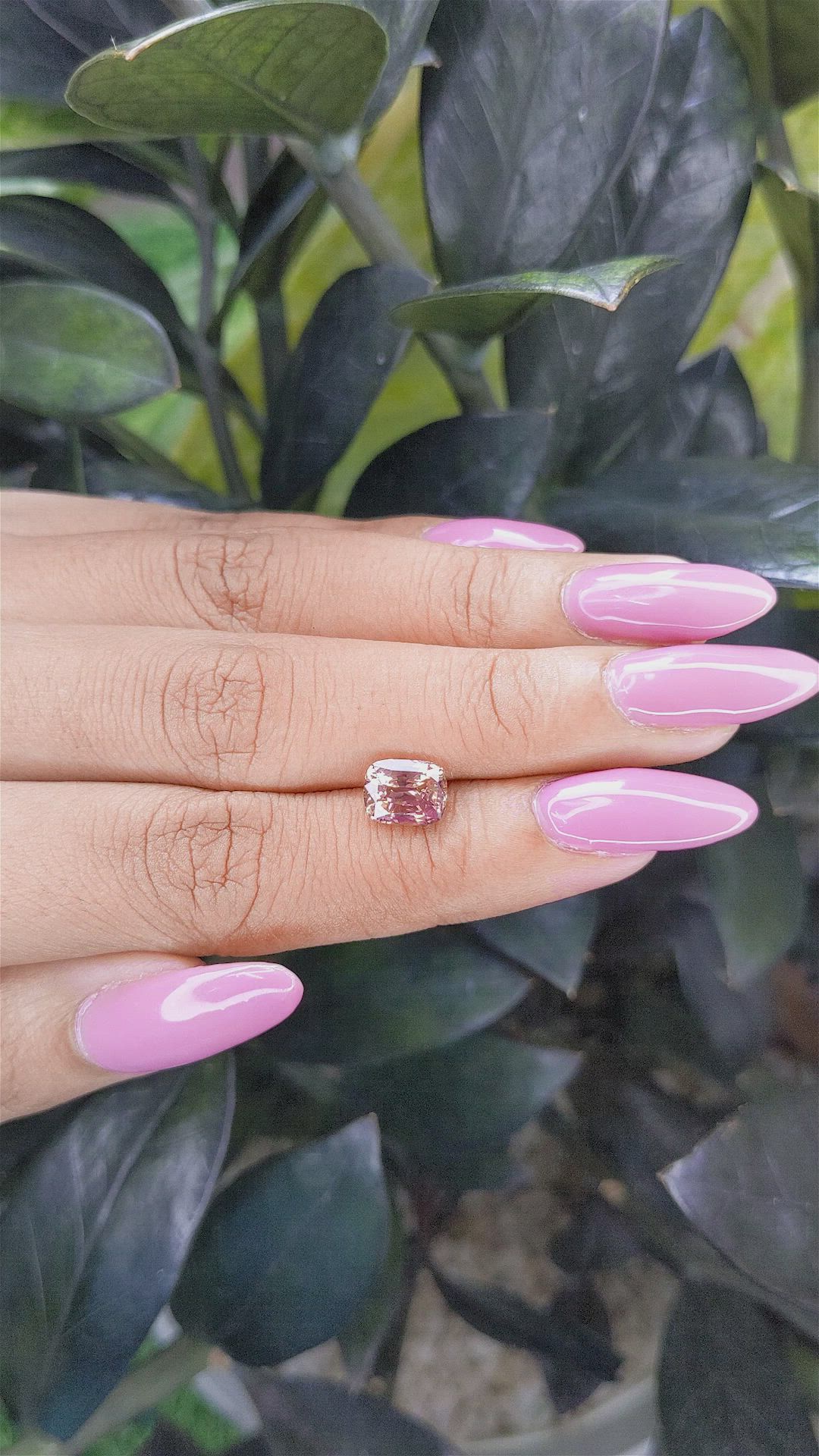 2.11 Ct. Padparadscha Sapphire from Tanzania Size Video