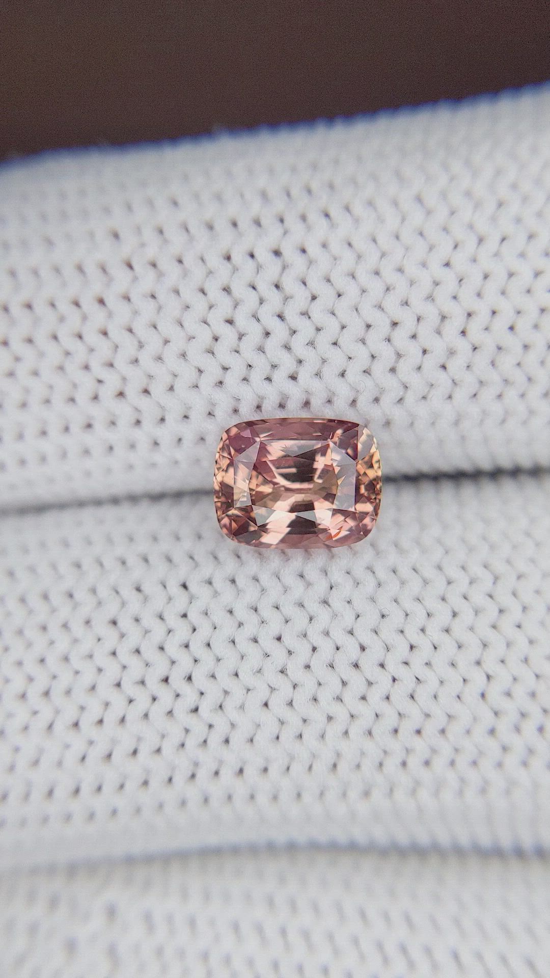 2.11 Ct. Padparadscha Sapphire from Tanzania Size Video