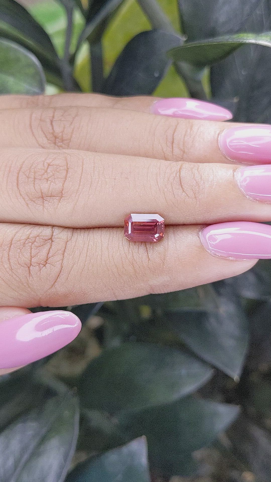 1.67 Ct. Padparadscha Sapphire from Tanzania Size Video